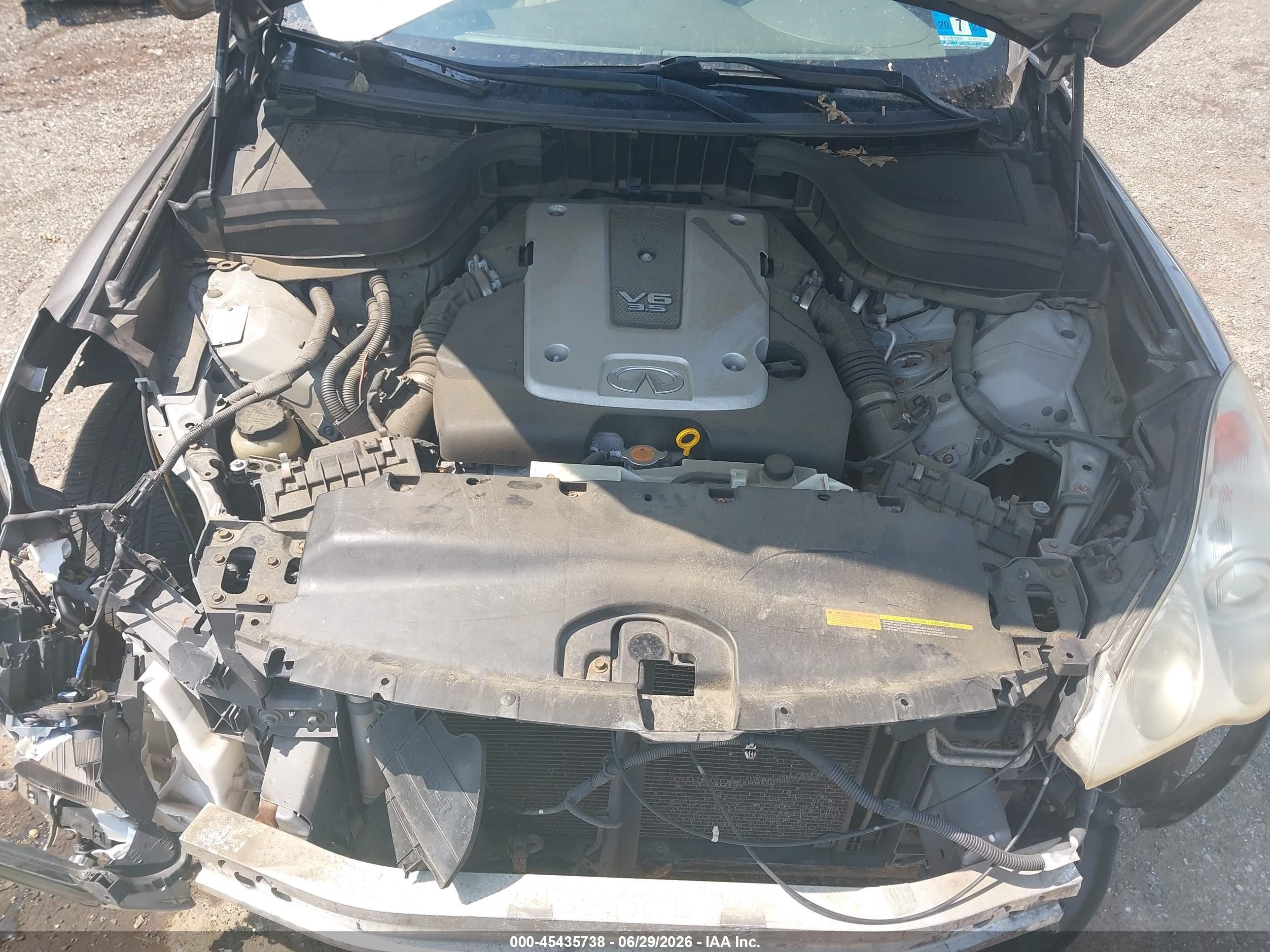 2008 Infiniti Ex35 Journey Gray vin: JNKAJ09F48M358598