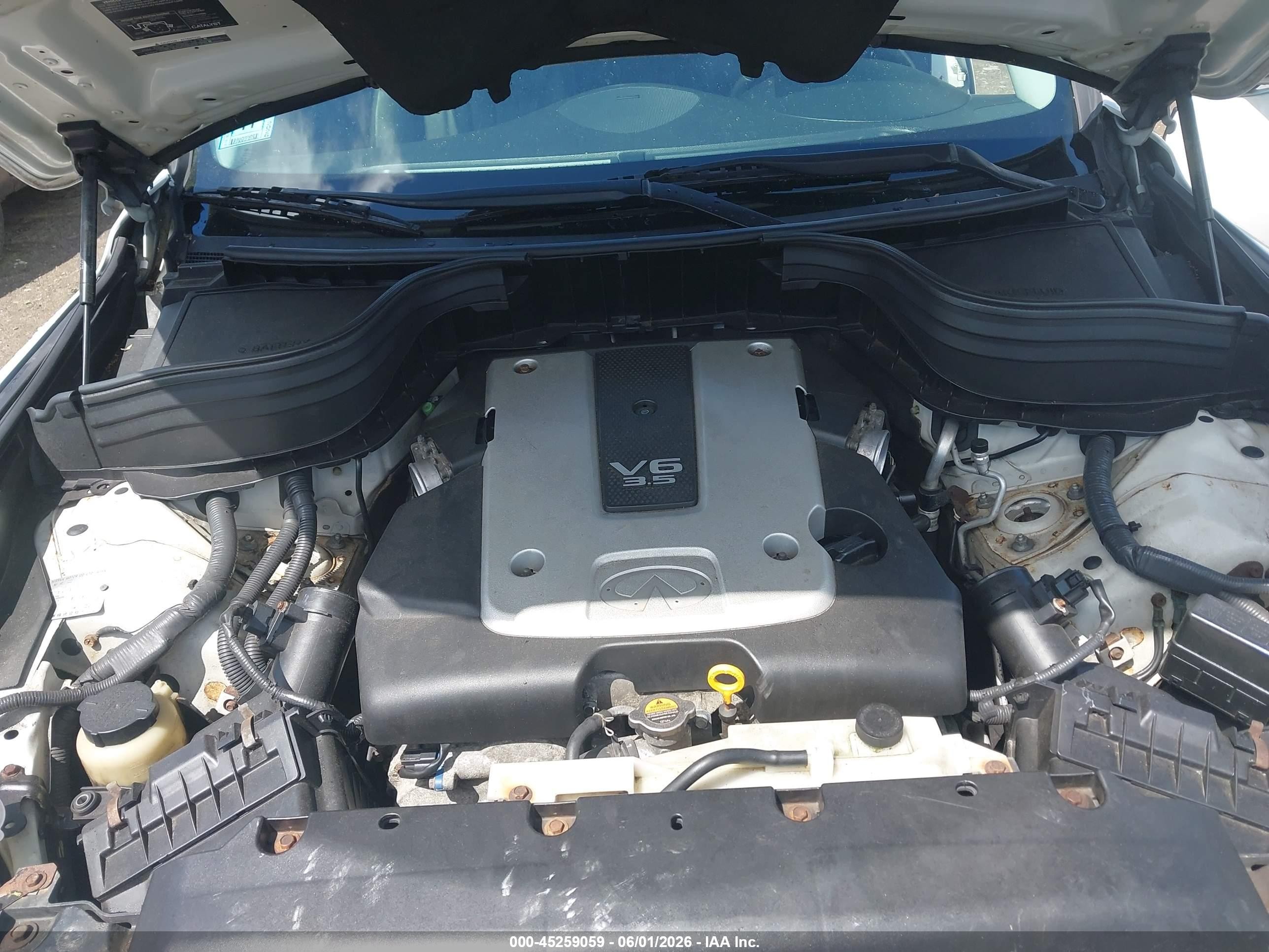 2008 Infiniti Ex35 Journey Белый vin: JNKAJ09F48M362277
