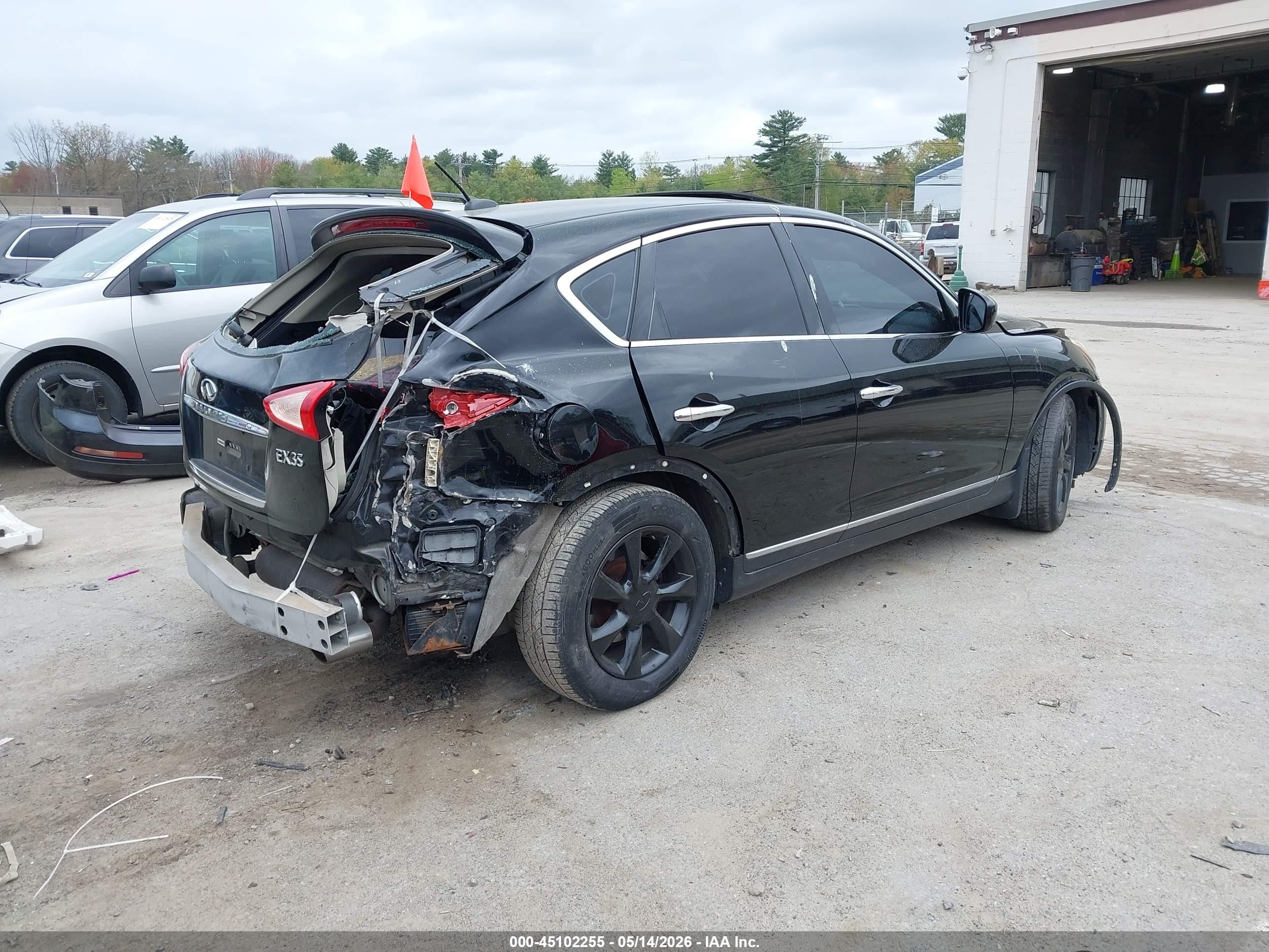 2008 Infiniti Ex35 Journey Black vin: JNKAJ09F58M351501