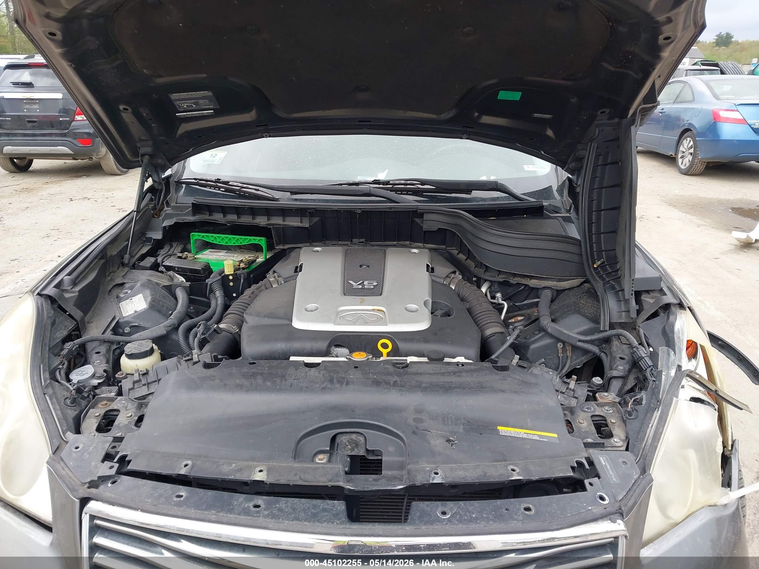2008 Infiniti Ex35 Journey Black vin: JNKAJ09F58M351501
