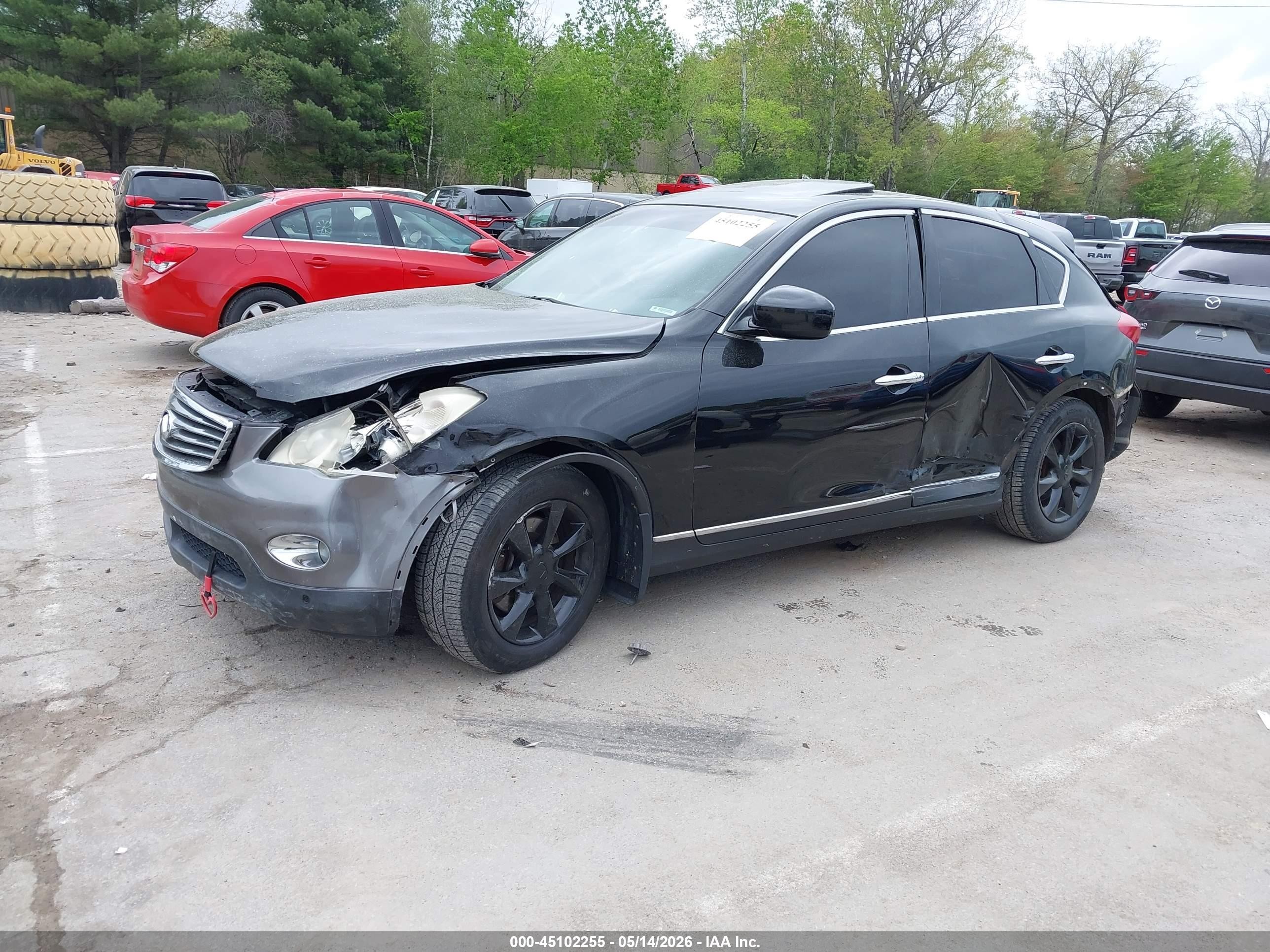 2008 Infiniti Ex35 Journey Black vin: JNKAJ09F58M351501