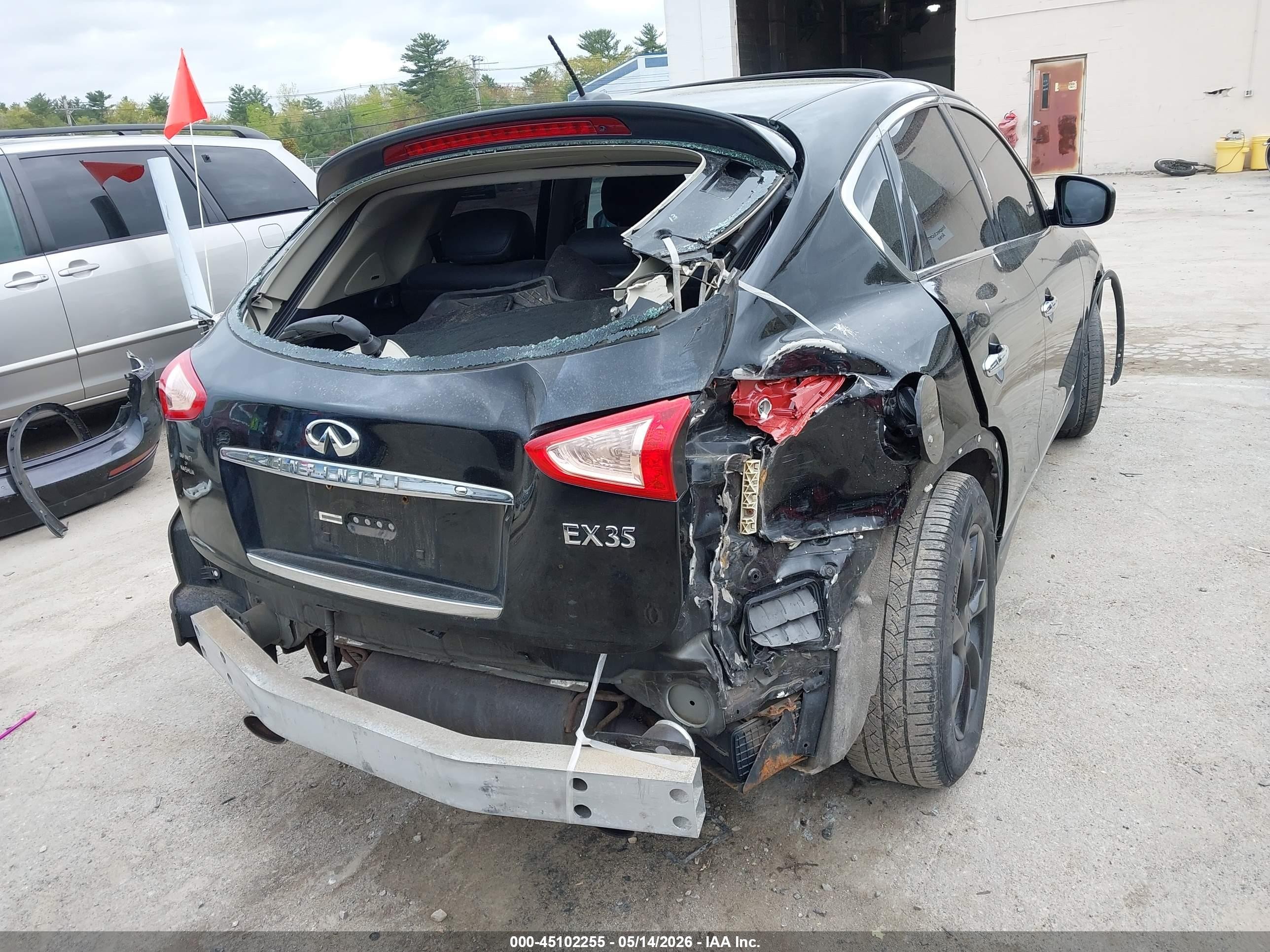 2008 Infiniti Ex35 Journey Black vin: JNKAJ09F58M351501