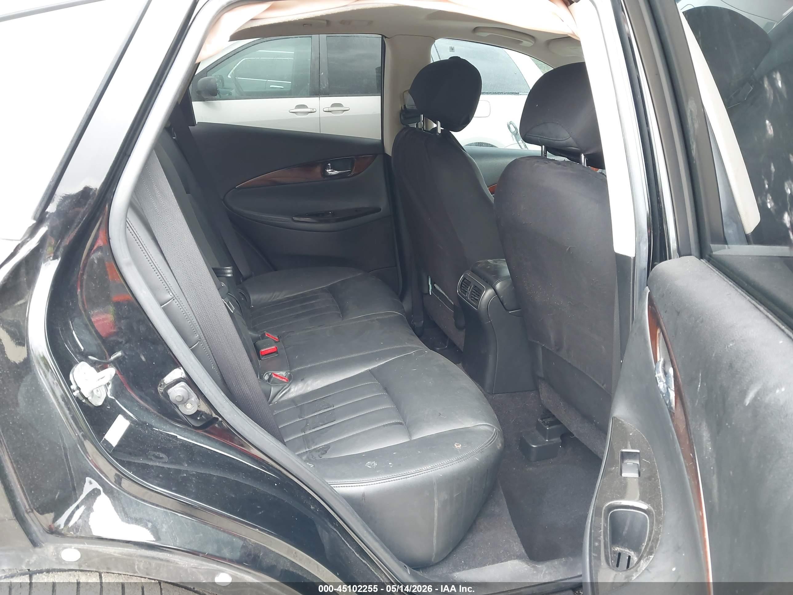 2008 Infiniti Ex35 Journey Black vin: JNKAJ09F58M351501
