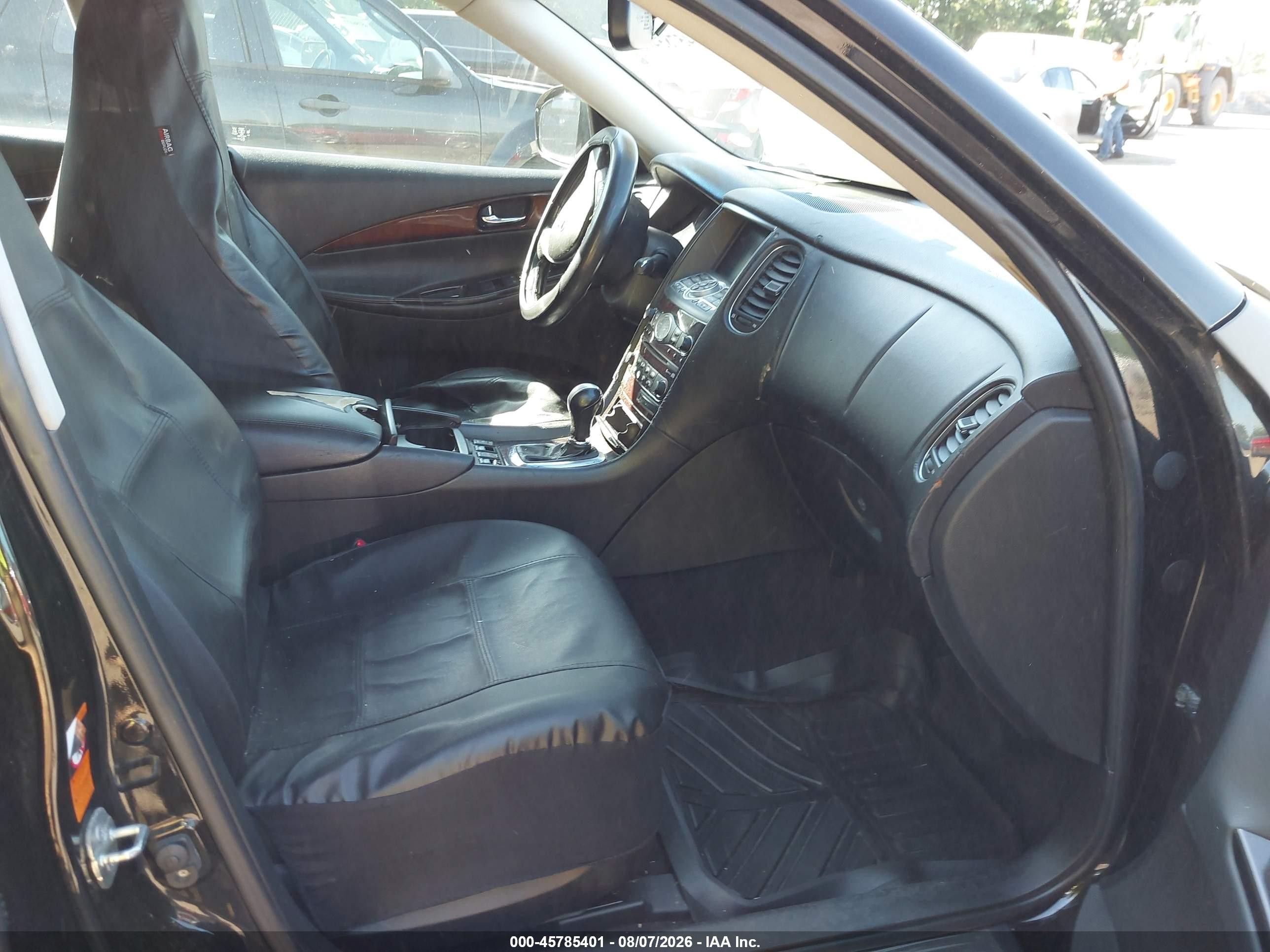 2008 Infiniti Ex35 Journey Black vin: JNKAJ09F58M352230