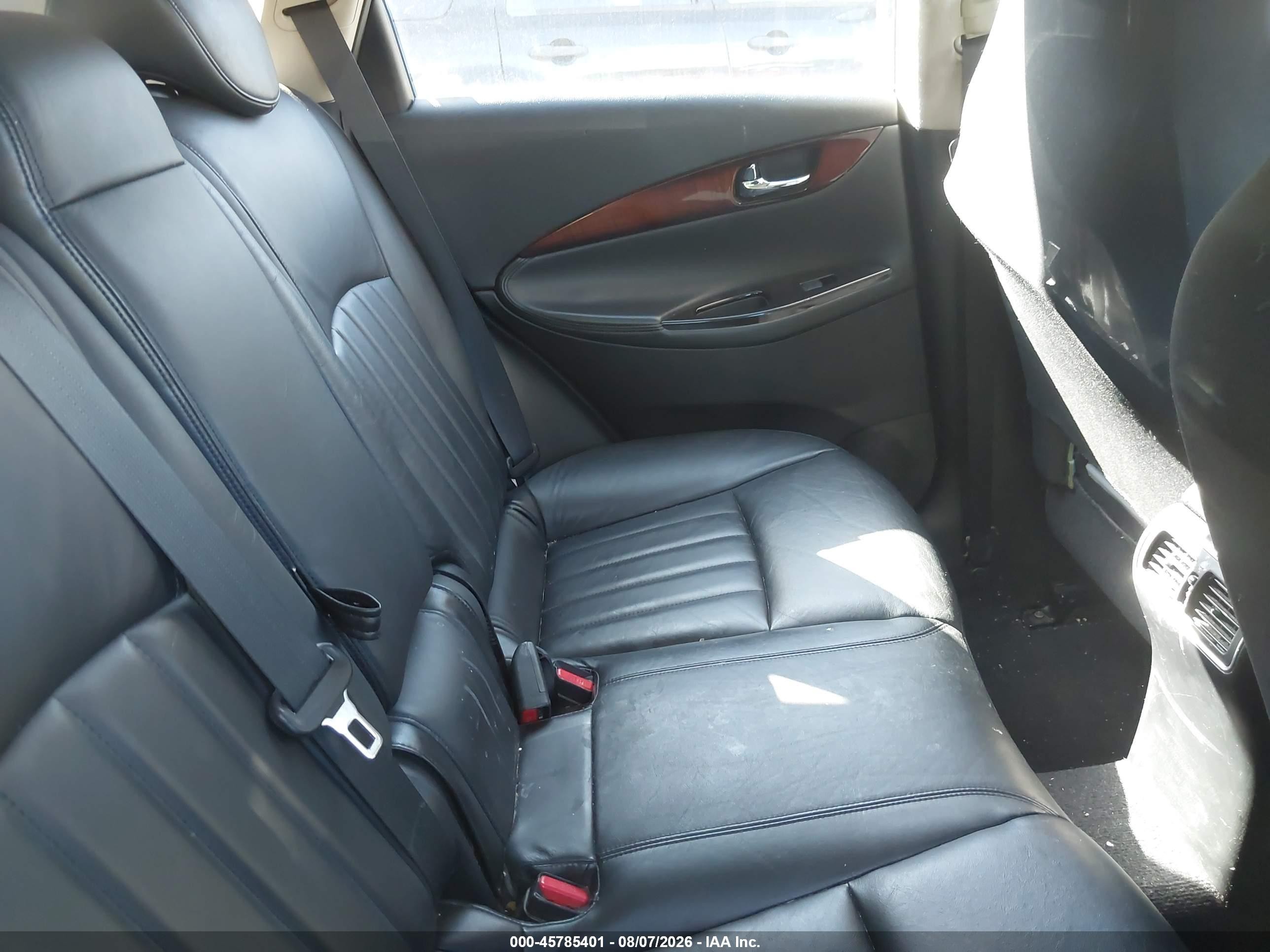 2008 Infiniti Ex35 Journey Black vin: JNKAJ09F58M352230