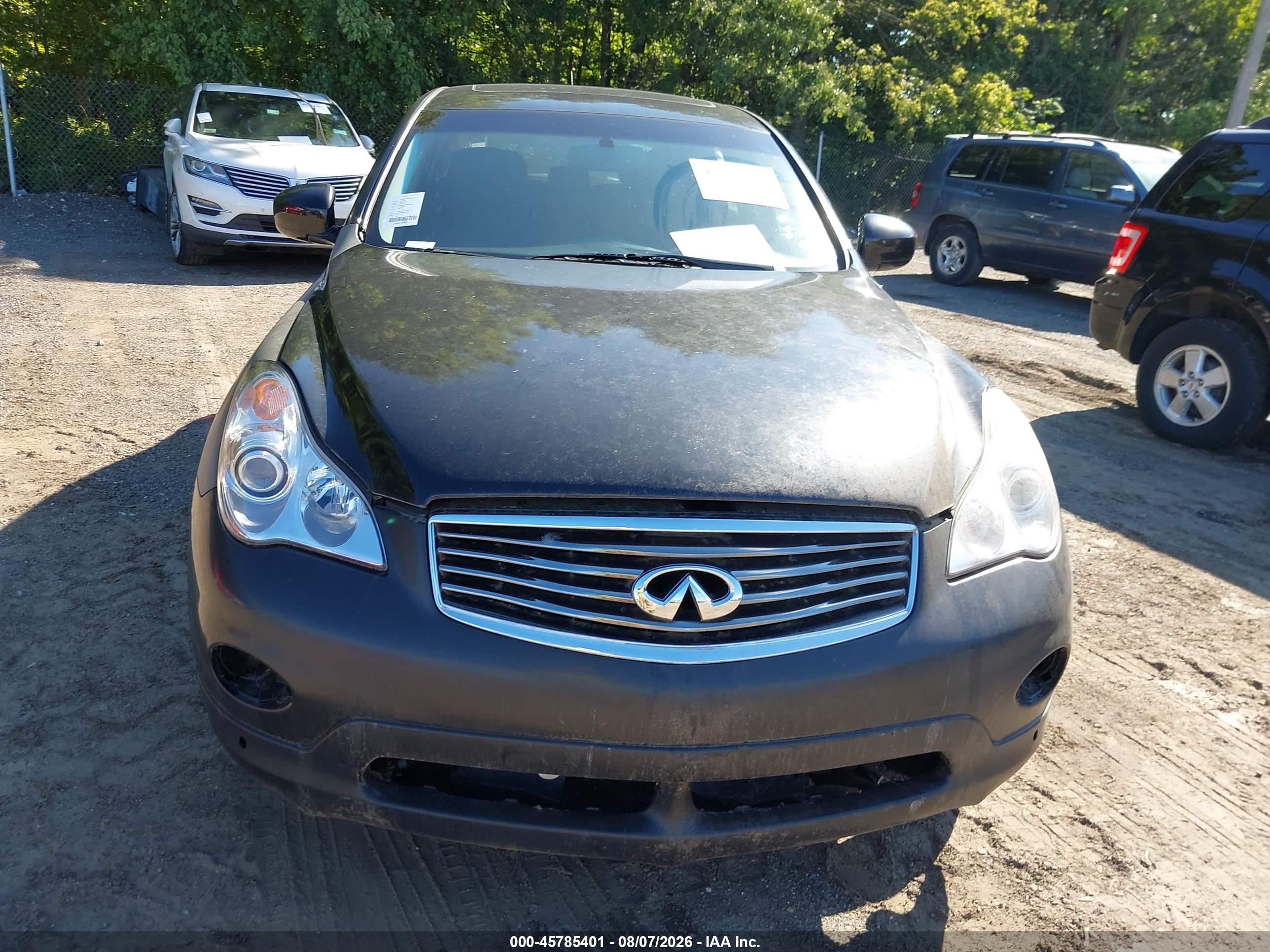 2008 Infiniti Ex35 Journey Black vin: JNKAJ09F58M352230