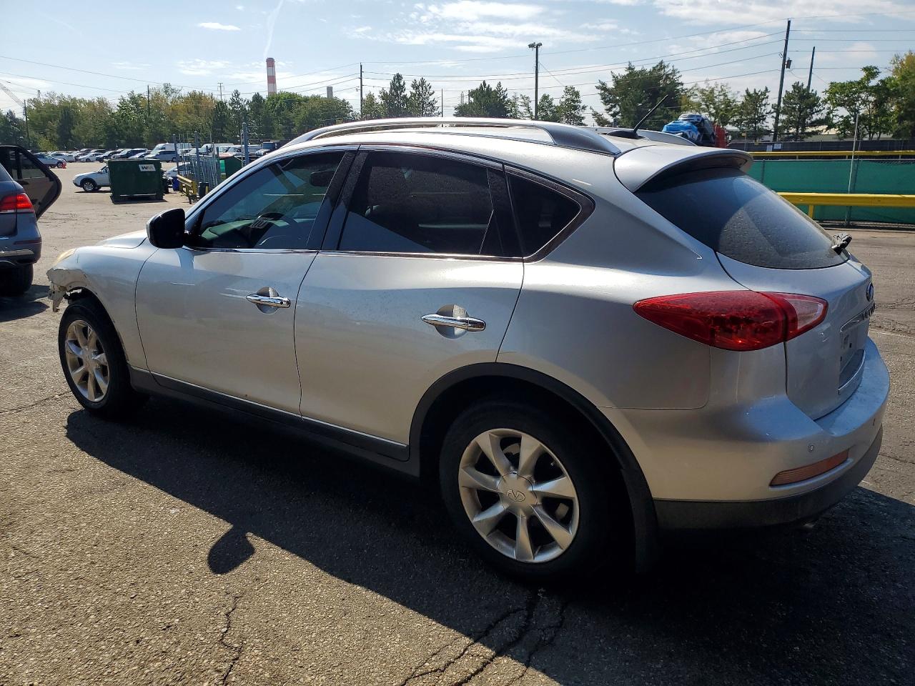 2008 Infiniti Ex35 Base Silver vin: JNKAJ09F58M355208