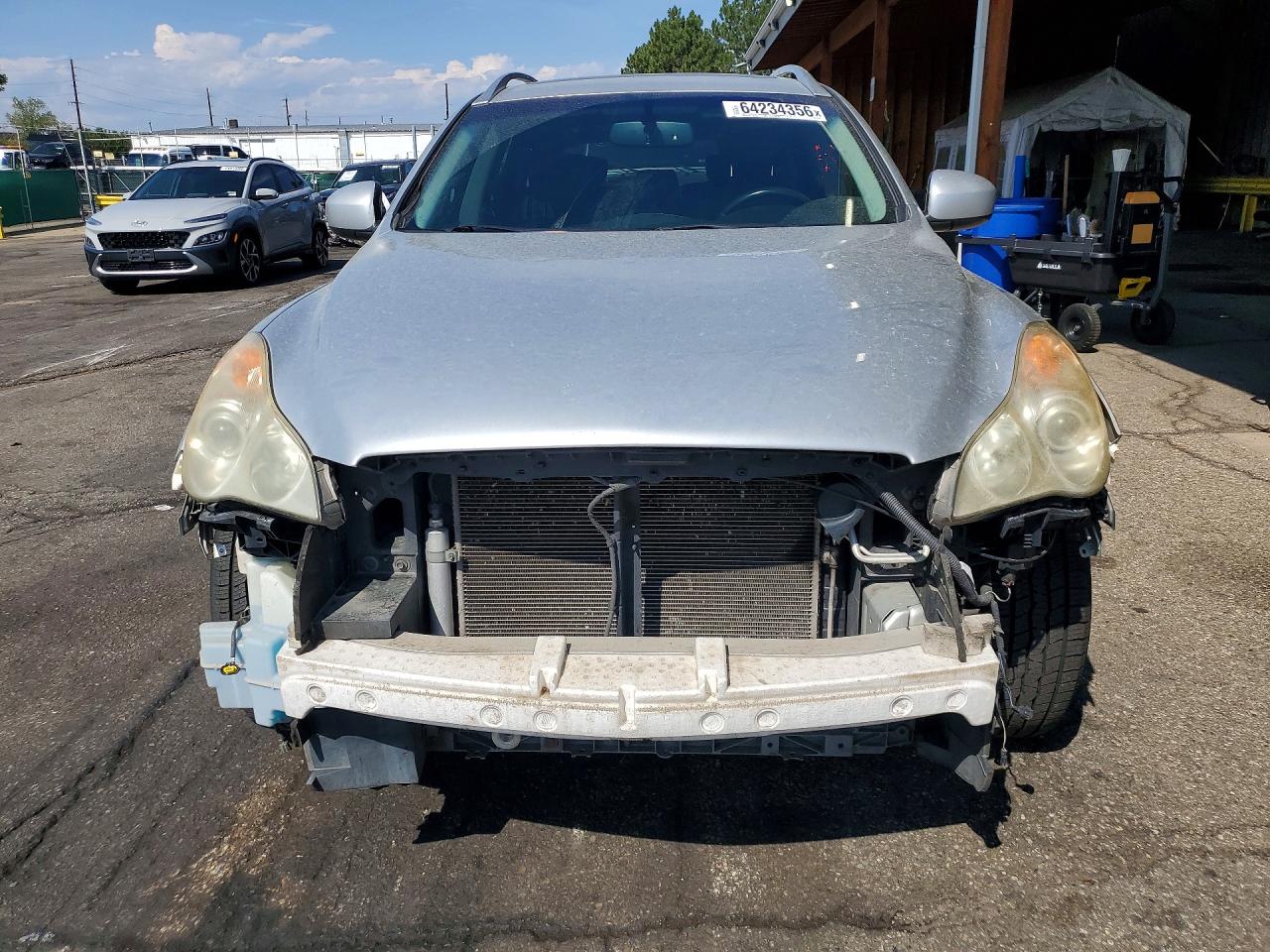 2008 Infiniti Ex35 Base Silver vin: JNKAJ09F58M355208