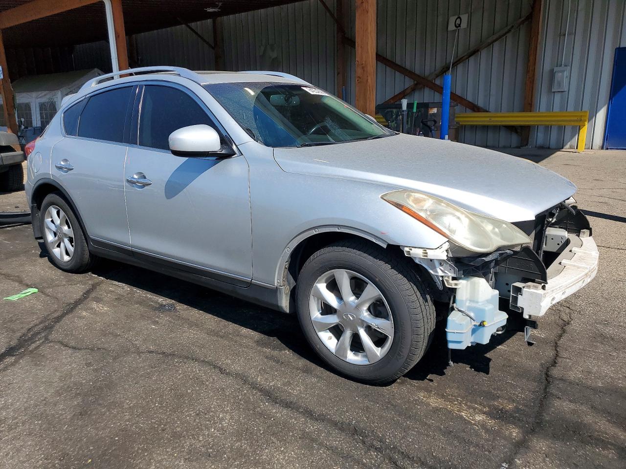 2008 Infiniti Ex35 Base Silver vin: JNKAJ09F58M355208
