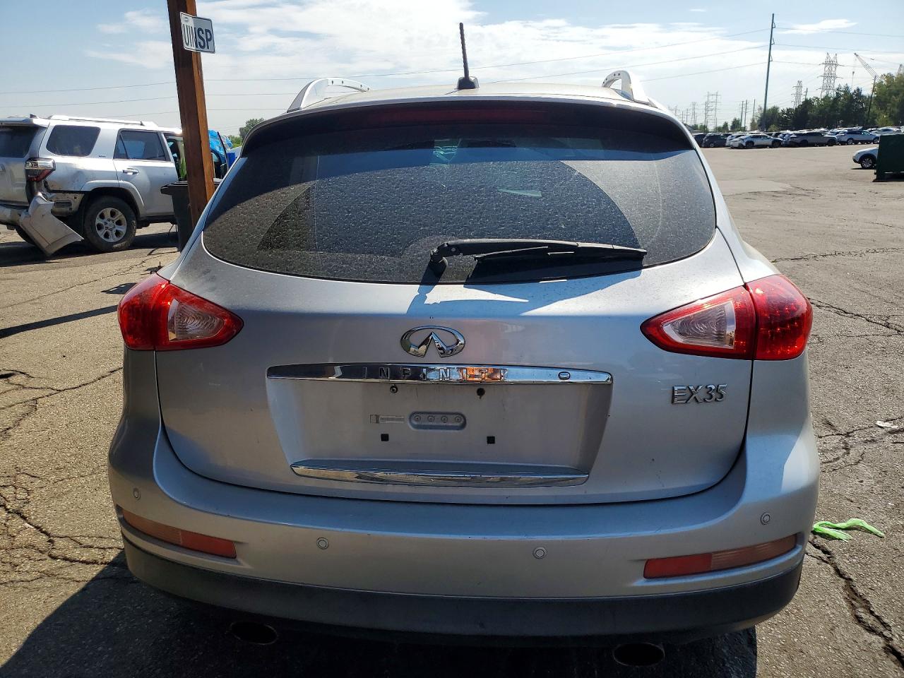 2008 Infiniti Ex35 Base Silver vin: JNKAJ09F58M355208