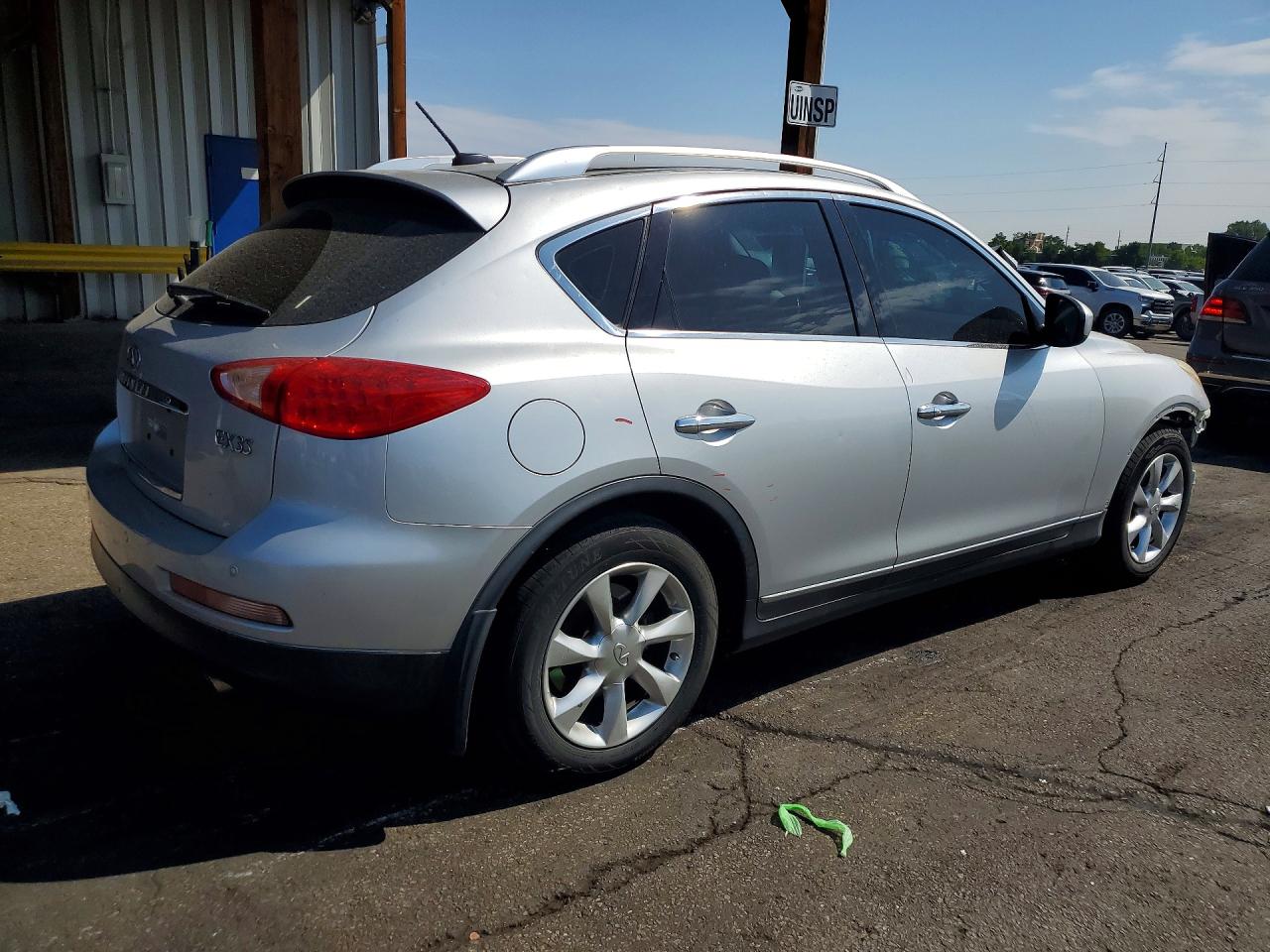 2008 Infiniti Ex35 Base Silver vin: JNKAJ09F58M355208
