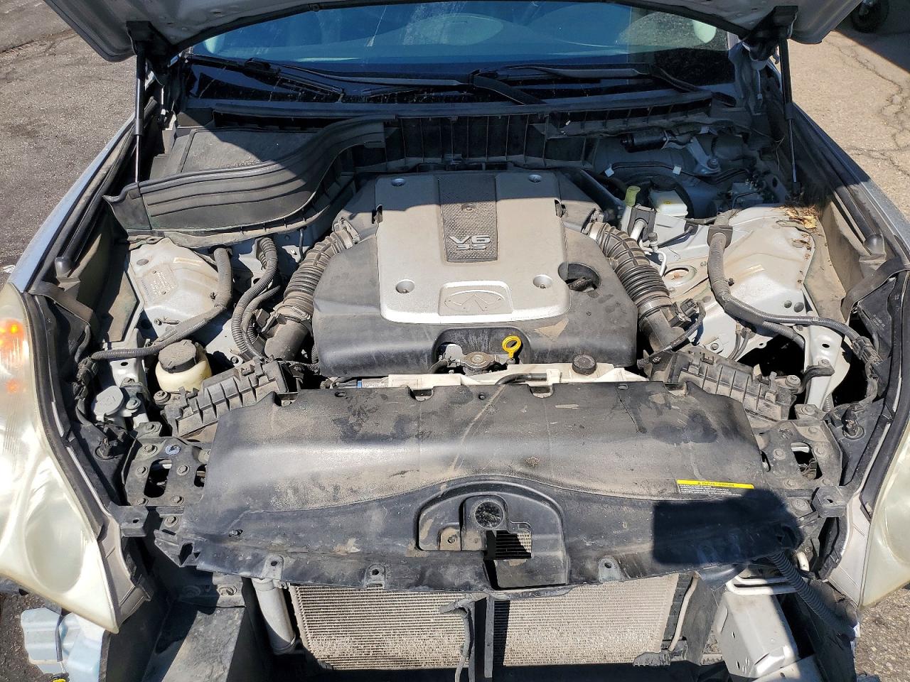 2008 Infiniti Ex35 Base Silver vin: JNKAJ09F58M355208