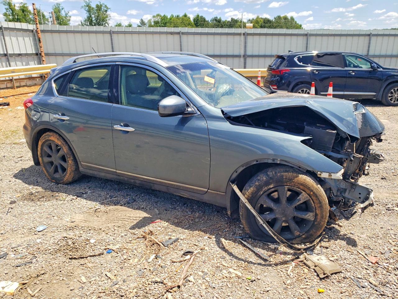 2008 Infiniti Ex35 Base Gray vin: JNKAJ09F58M355564
