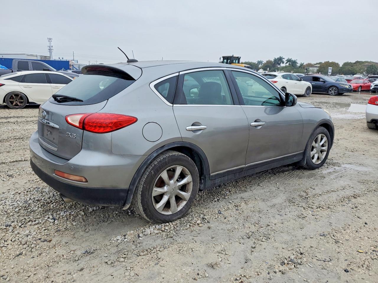 2008 Infiniti Ex35 Base Gray vin: JNKAJ09F58M357072