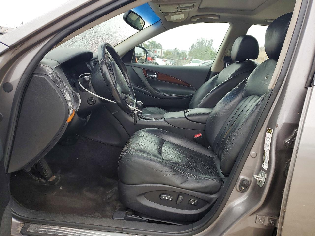 2008 Infiniti Ex35 Base Gray vin: JNKAJ09F58M357072
