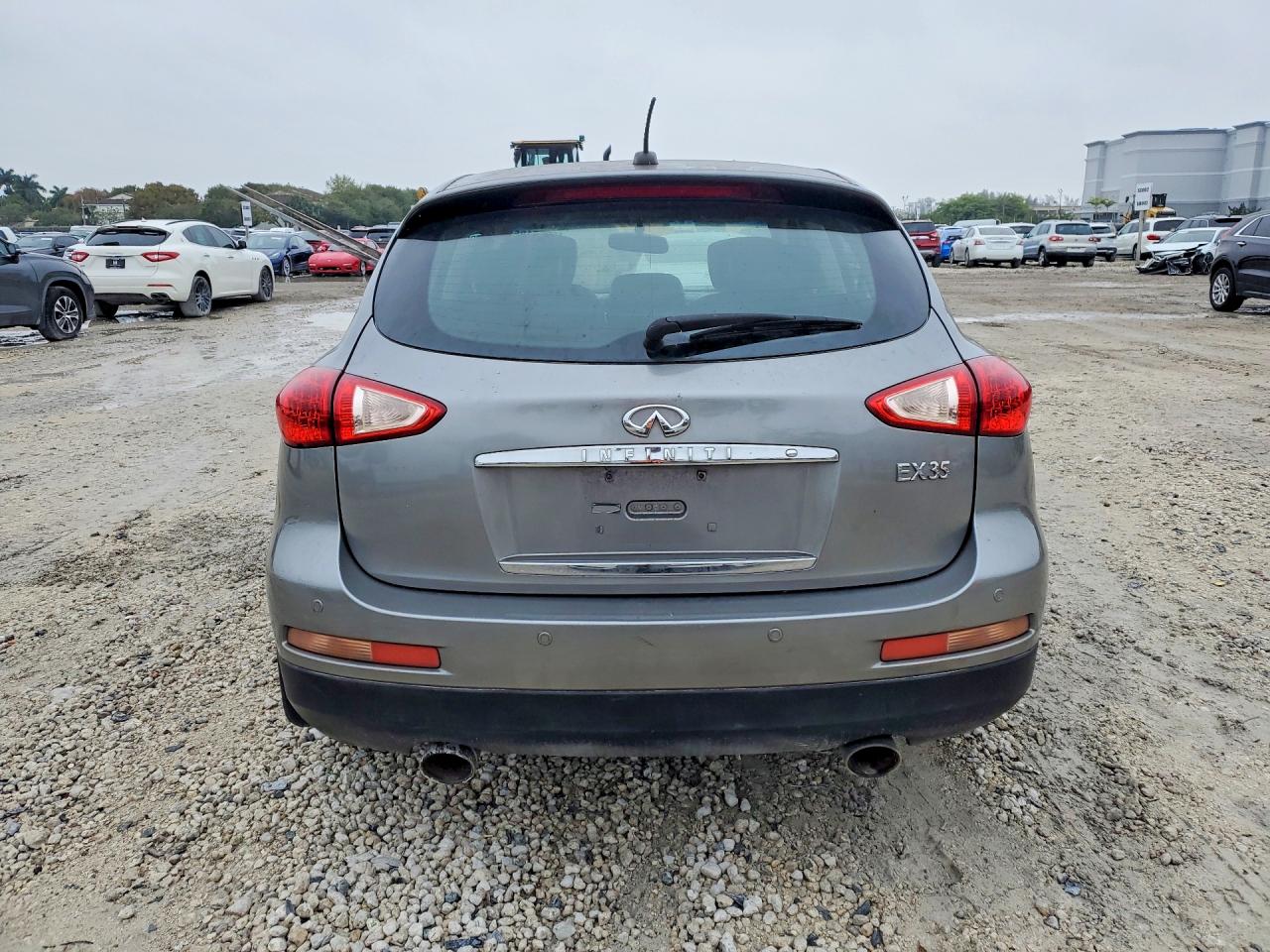 2008 Infiniti Ex35 Base Gray vin: JNKAJ09F58M357072