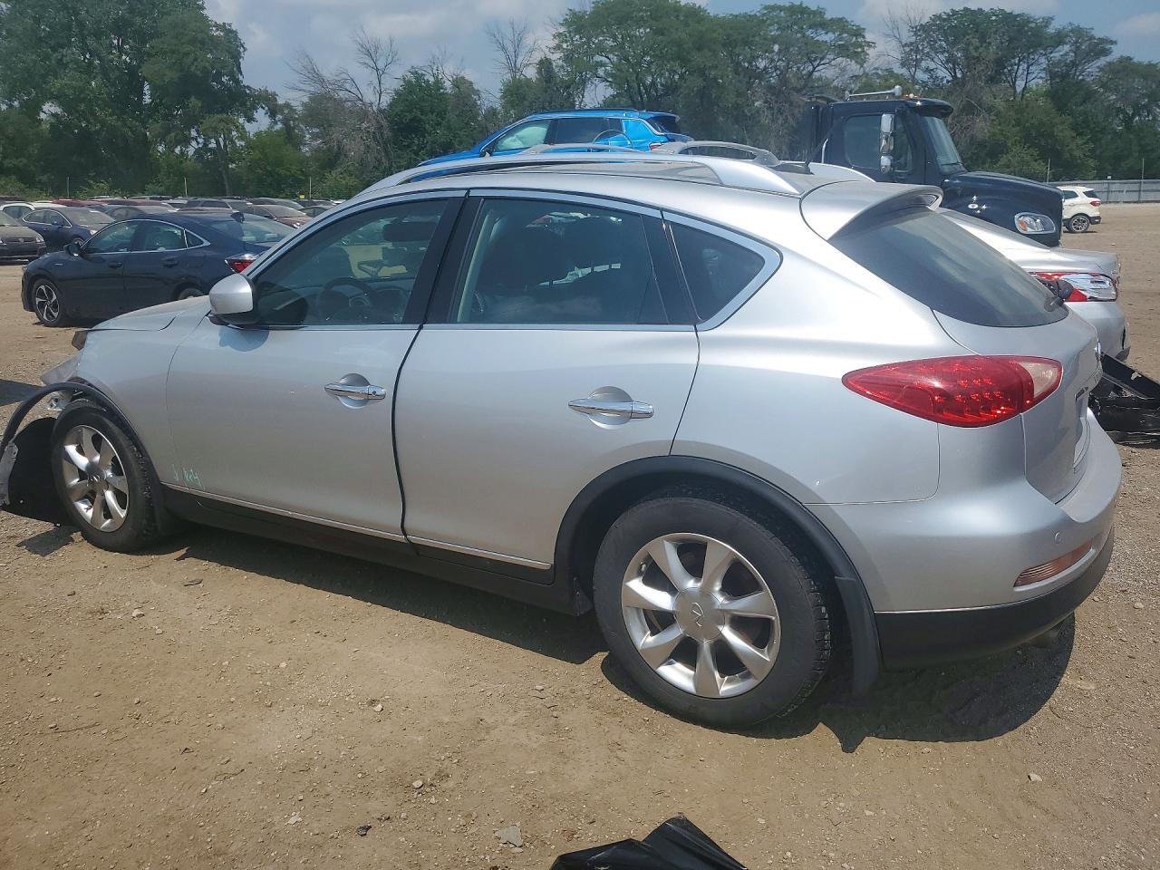 2008 Infiniti Ex35 Base Silver vin: JNKAJ09F68M359929
