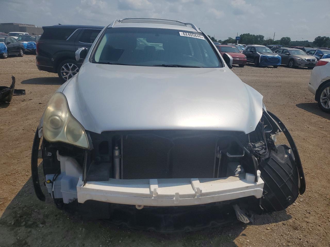 2008 Infiniti Ex35 Base Silver vin: JNKAJ09F68M359929