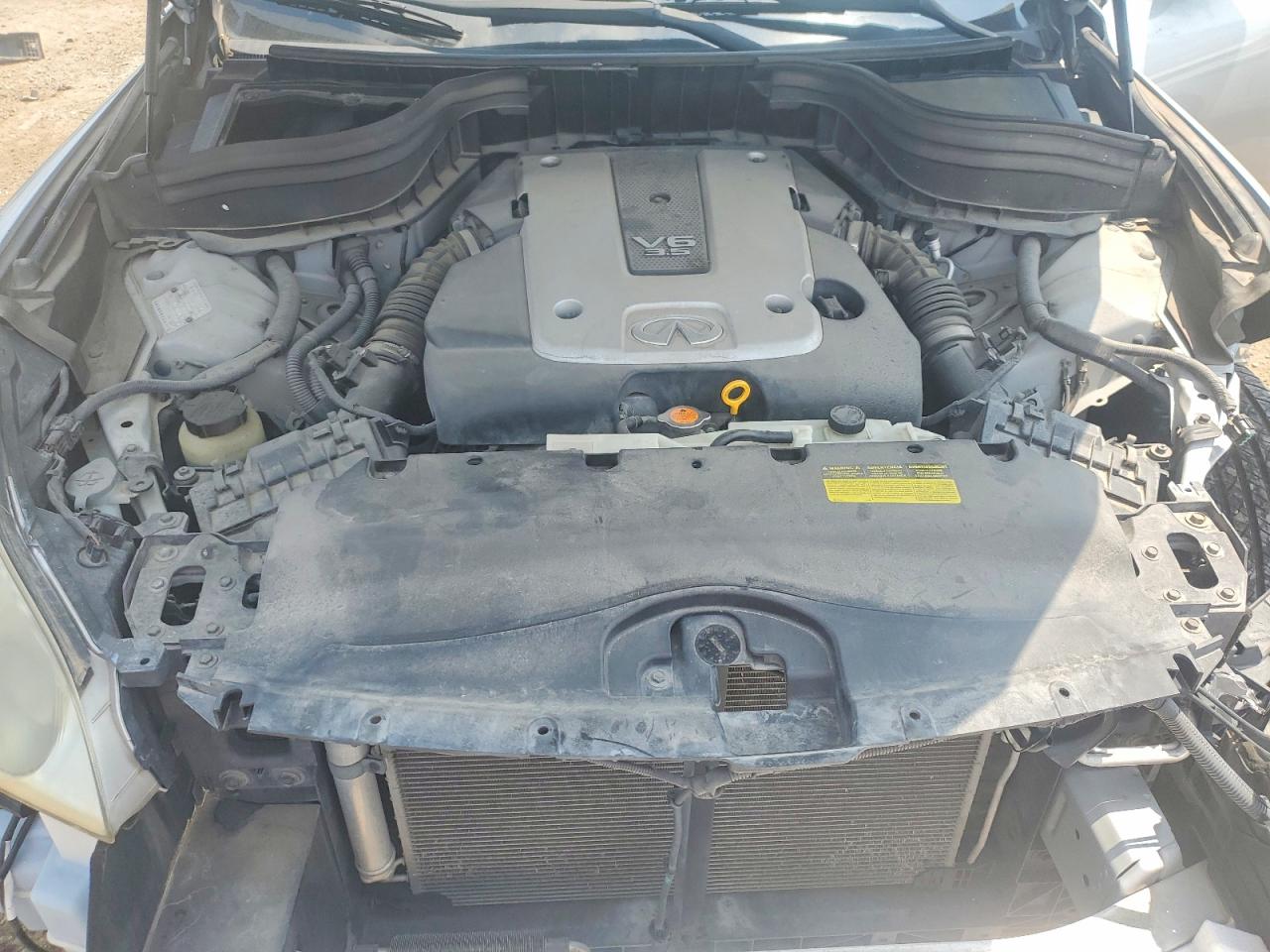 2008 Infiniti Ex35 Base Silver vin: JNKAJ09F68M359929
