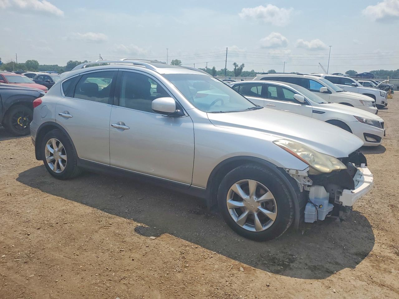 2008 Infiniti Ex35 Base Silver vin: JNKAJ09F68M359929