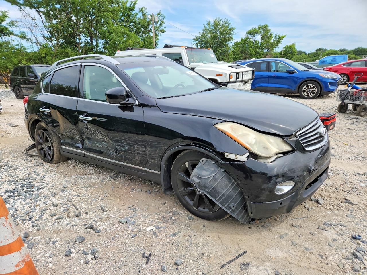 2009 Infiniti Ex35 Base Black vin: JNKAJ09F69M951364