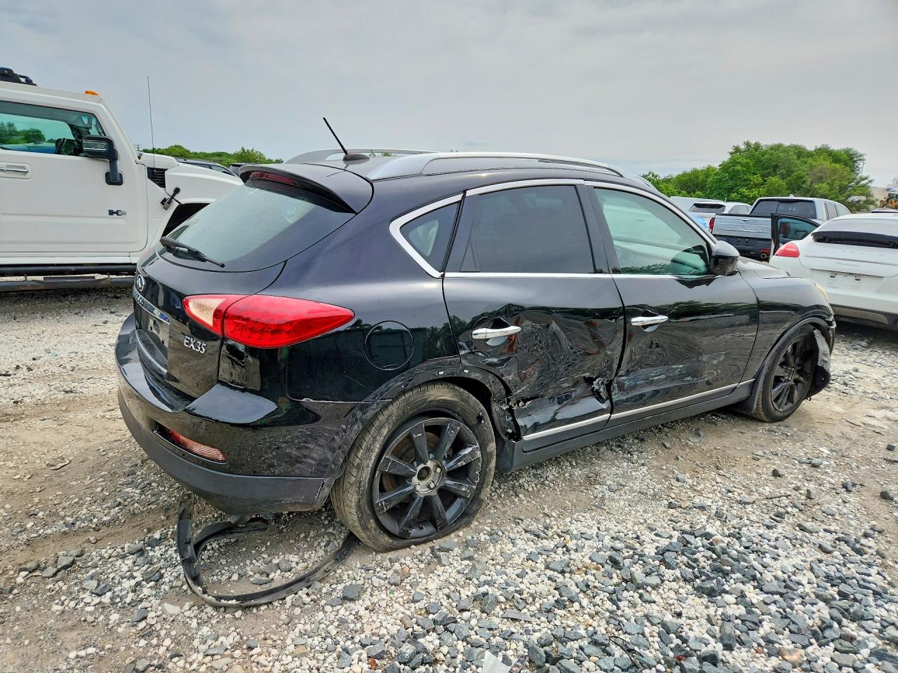 2009 Infiniti Ex35 Base Black vin: JNKAJ09F69M951364