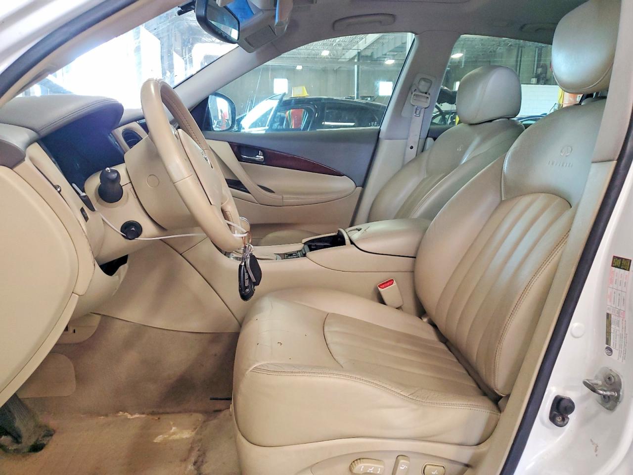2009 Infiniti Ex35 Base Белый vin: JNKAJ09F69M952062