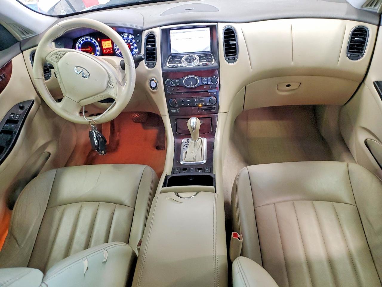 2009 Infiniti Ex35 Base Белый vin: JNKAJ09F69M952062