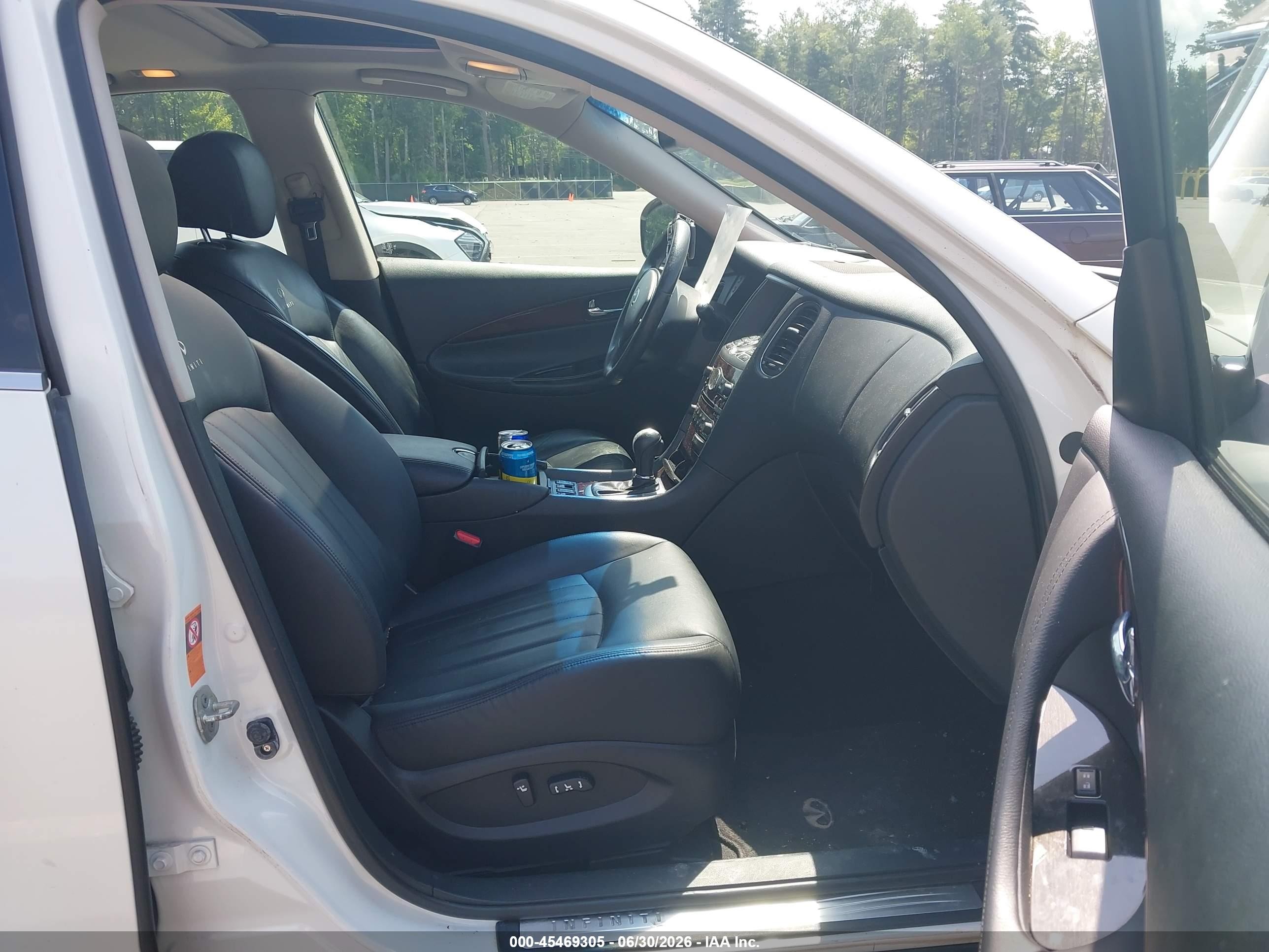 2008 Infiniti Ex35 Journey White vin: JNKAJ09F78M350544