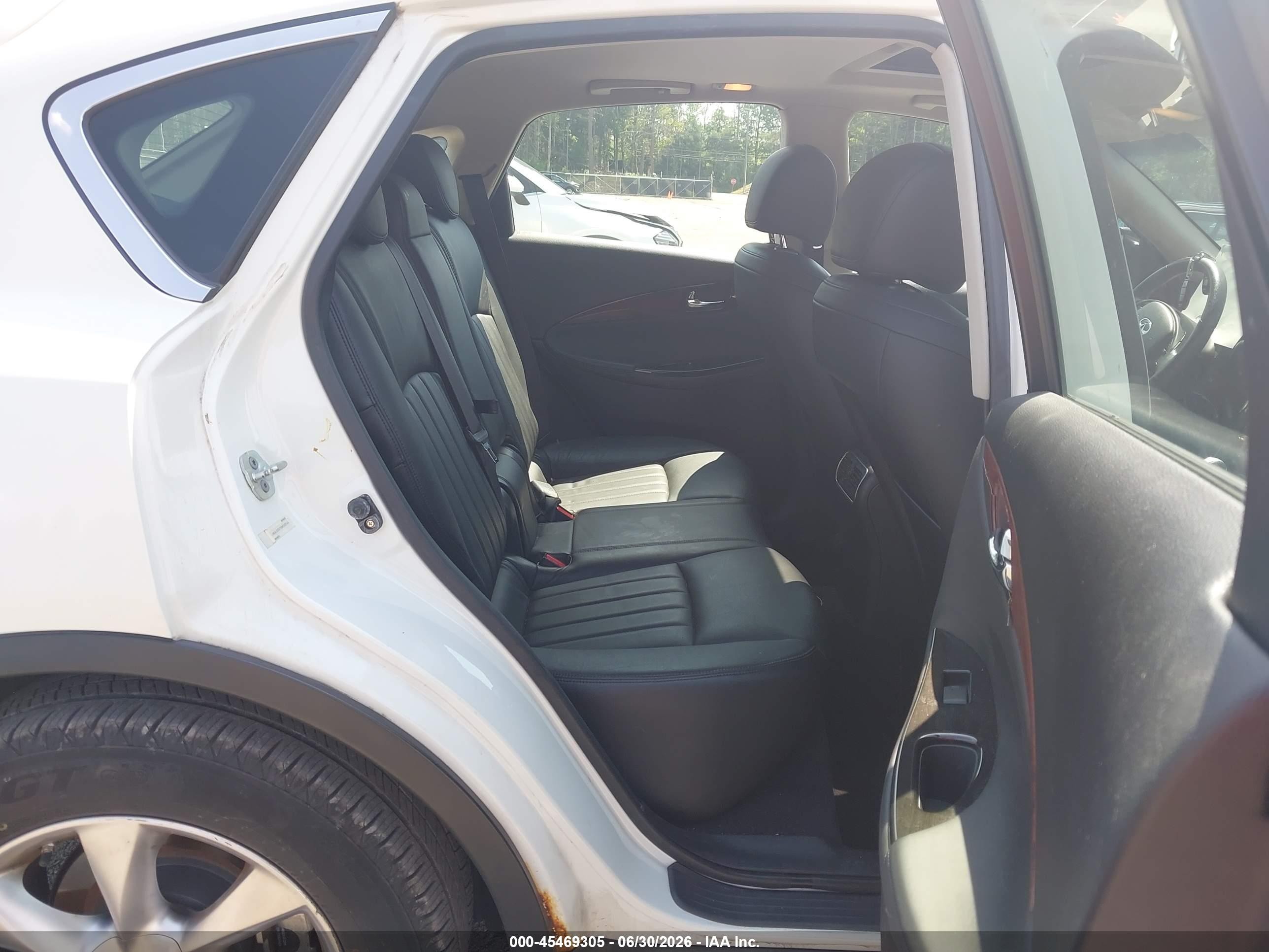 2008 Infiniti Ex35 Journey White vin: JNKAJ09F78M350544