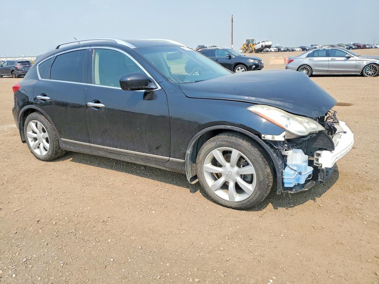 2008 Infiniti Ex35 Base Black vin: JNKAJ09F78M357932