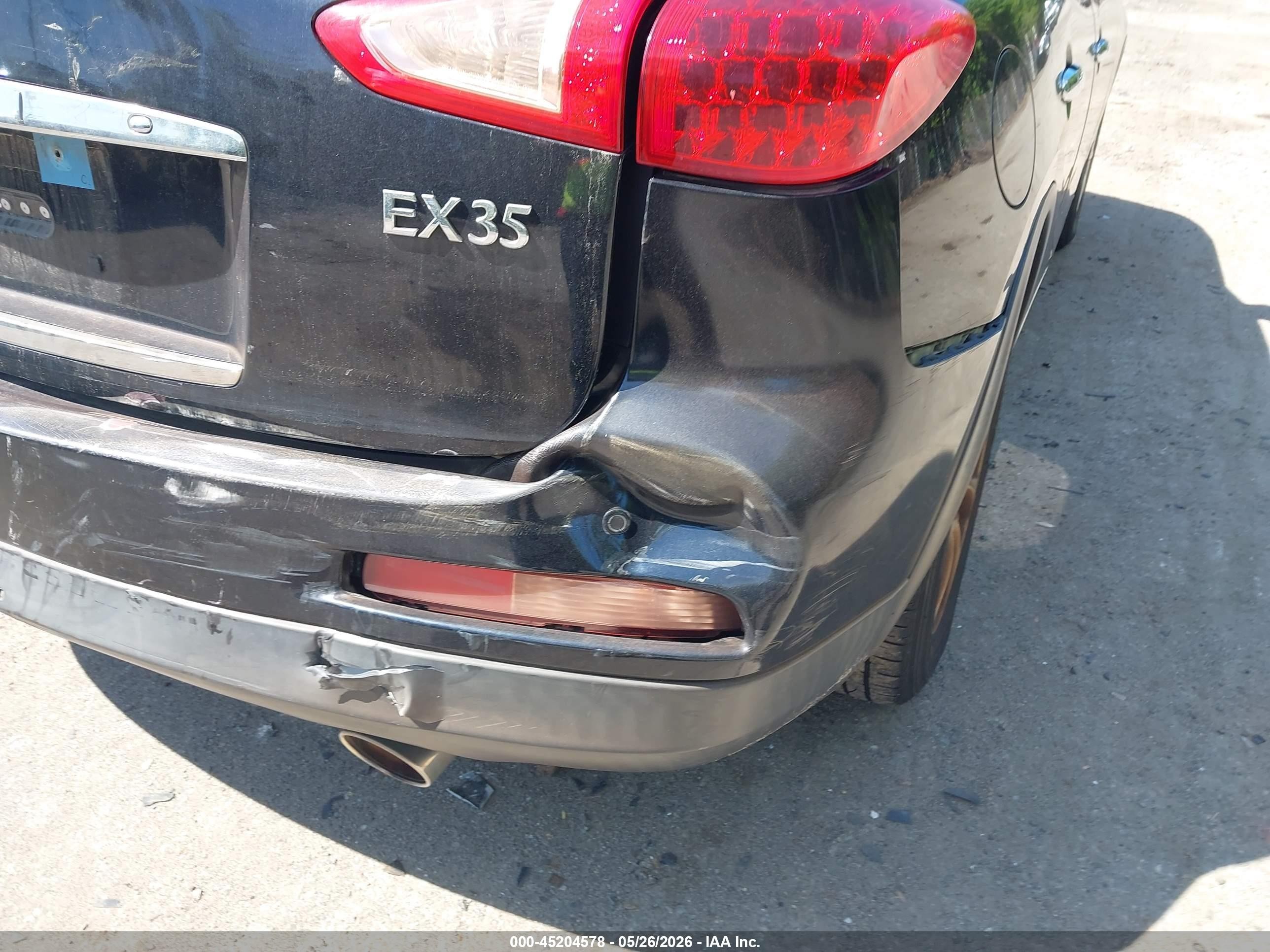 2008 Infiniti Ex35 Journey Черный vin: JNKAJ09F78M357946