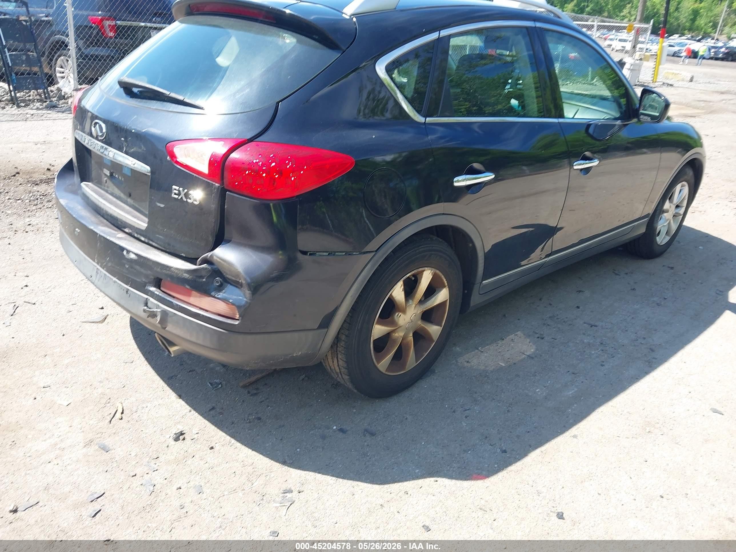 2008 Infiniti Ex35 Journey Черный vin: JNKAJ09F78M357946