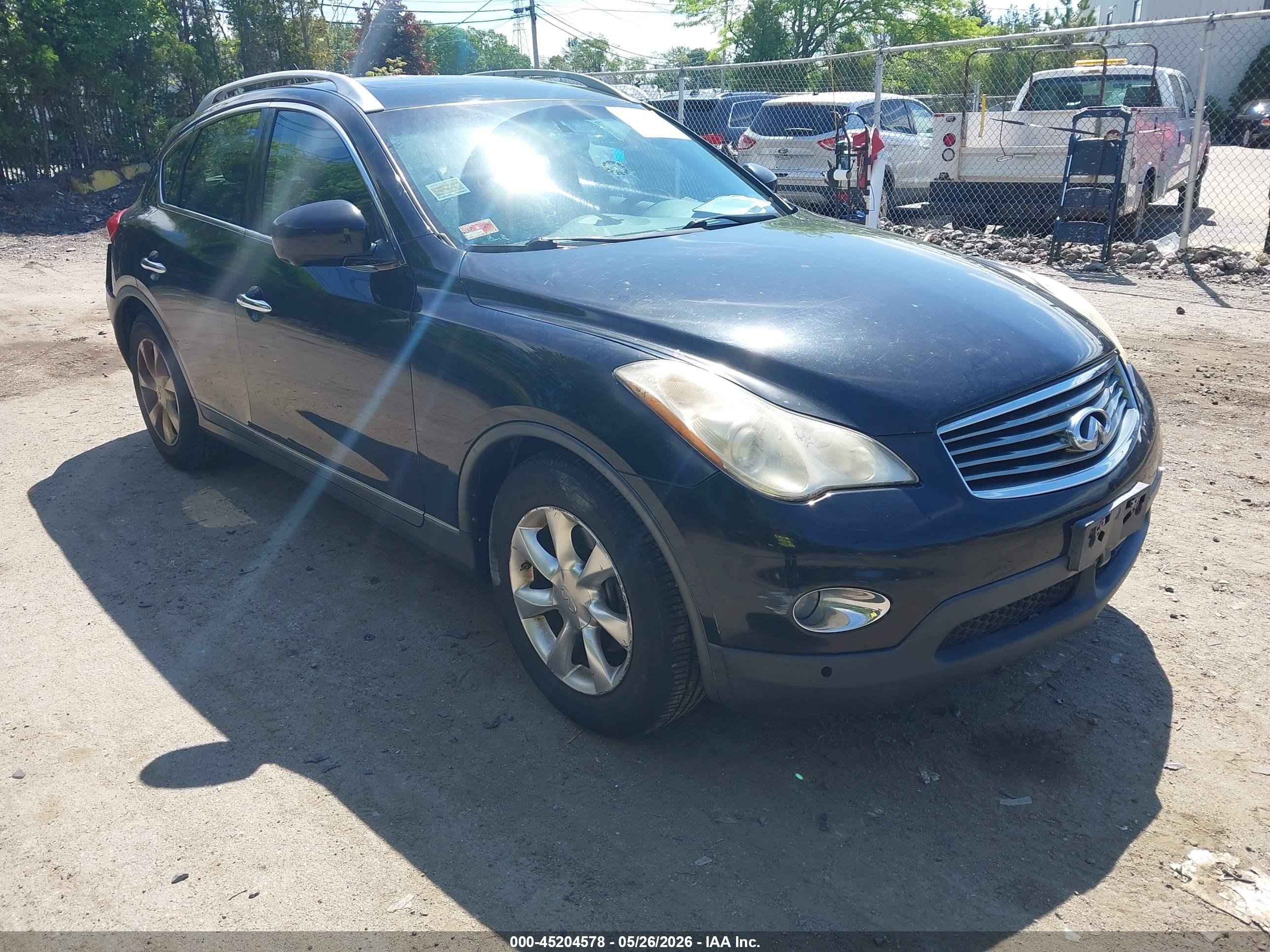 2008 Infiniti Ex35 Journey Black vin: JNKAJ09F78M357946