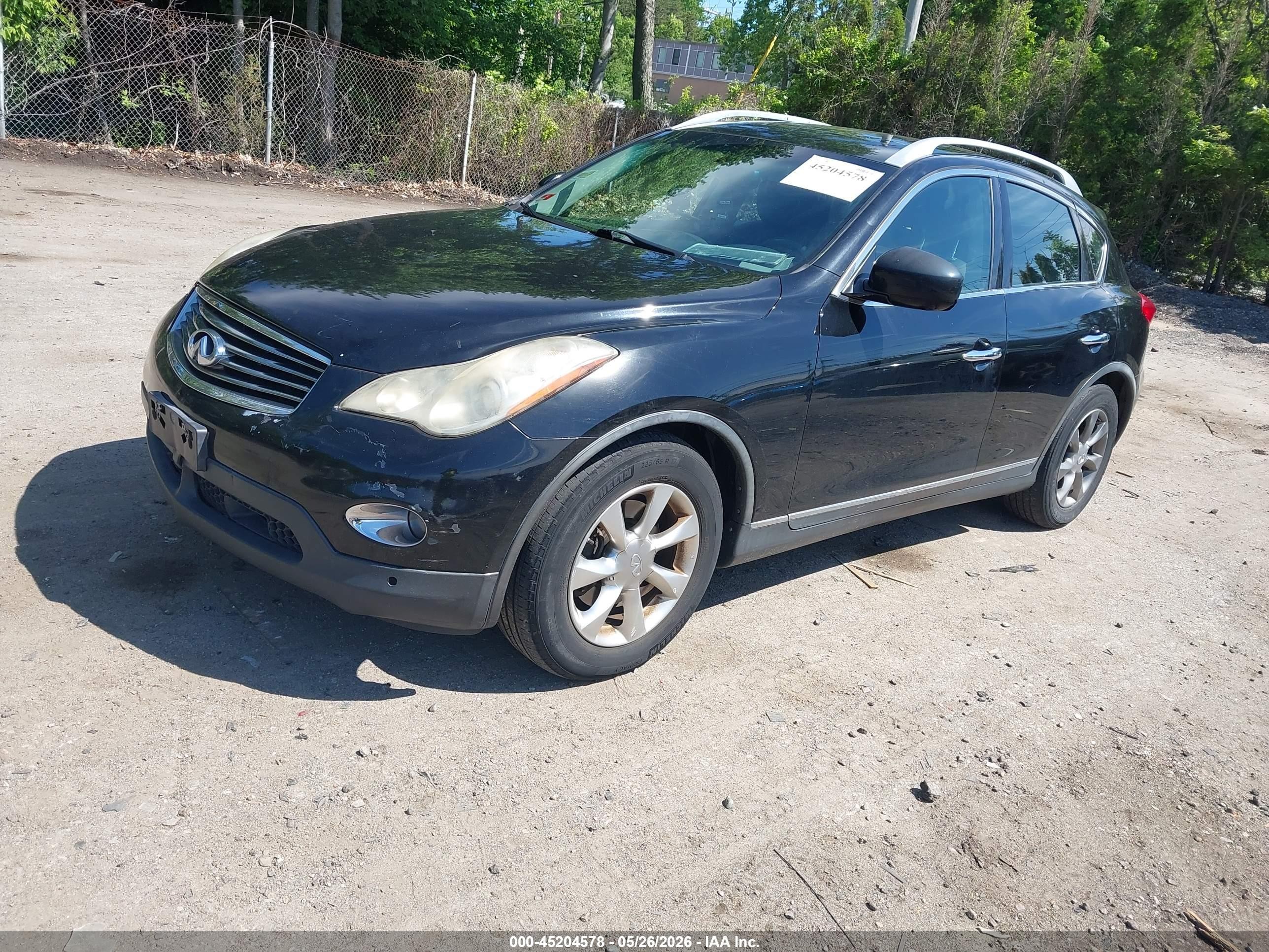 2008 Infiniti Ex35 Journey Черный vin: JNKAJ09F78M357946
