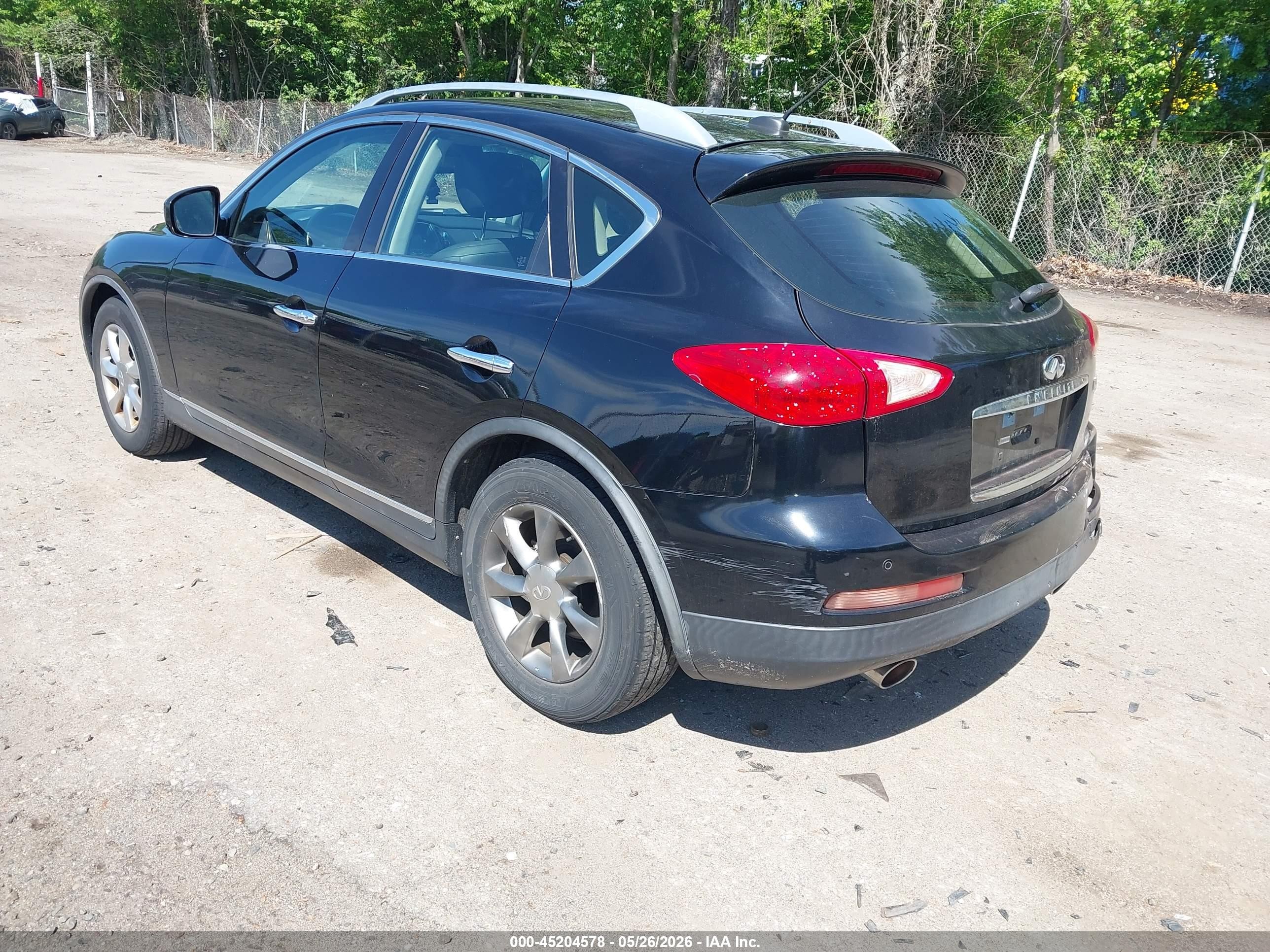 2008 Infiniti Ex35 Journey Черный vin: JNKAJ09F78M357946