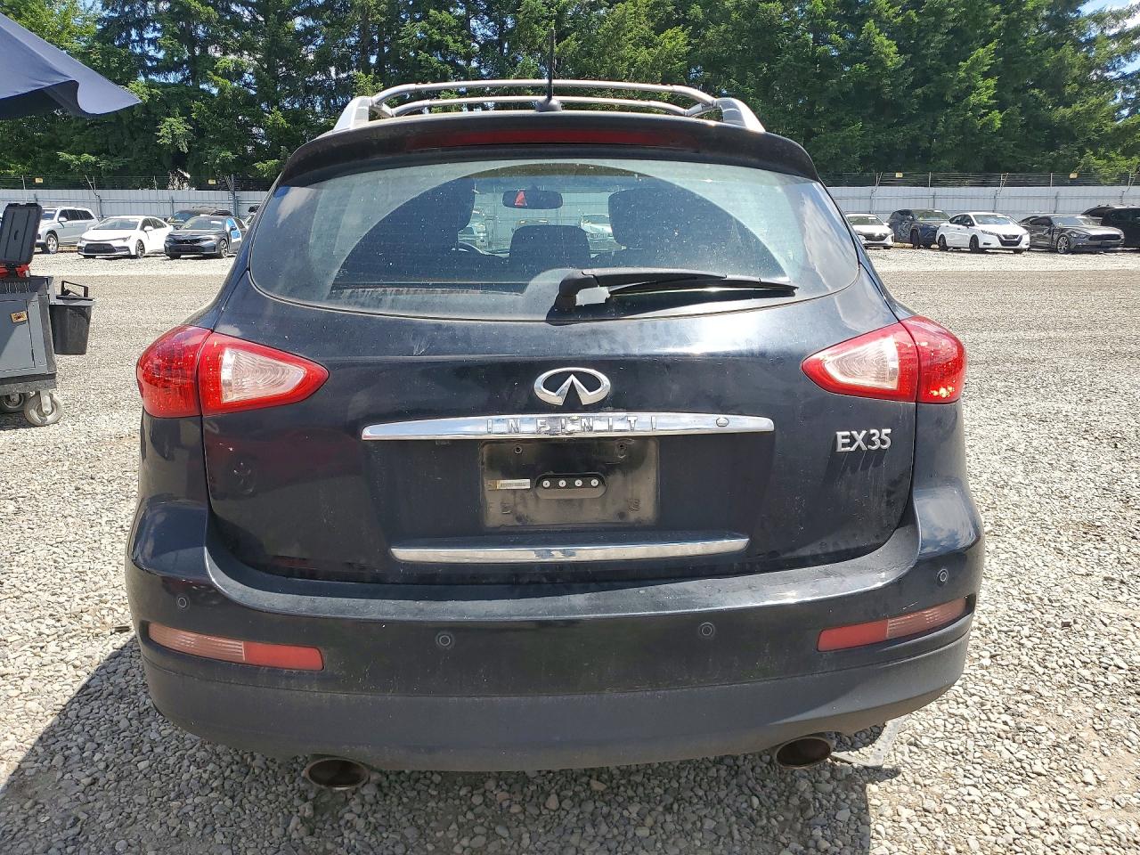 2008 Infiniti Ex35 Base Black vin: JNKAJ09F78M360801