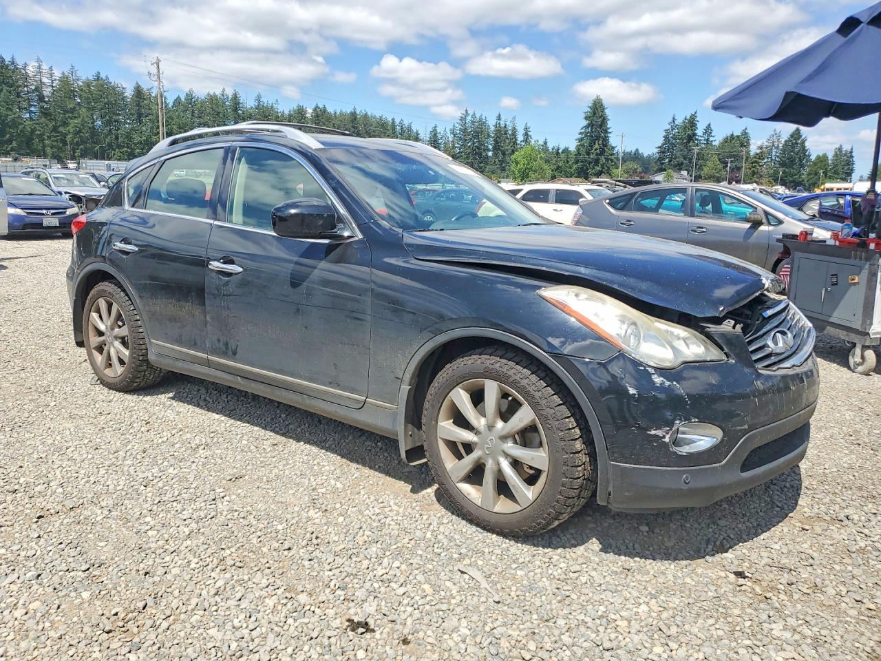 2008 Infiniti Ex35 Base Black vin: JNKAJ09F78M360801