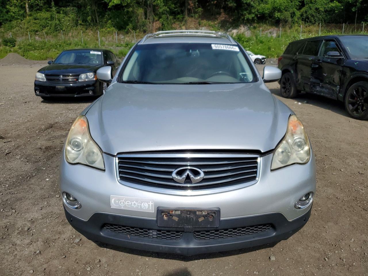2008 Infiniti Ex35 Base Silver vin: JNKAJ09F88M361603
