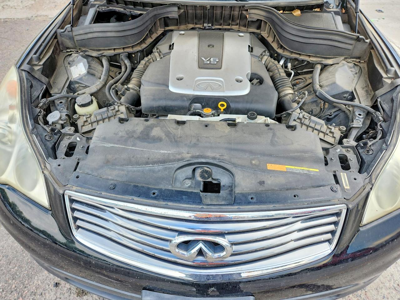 2008 Infiniti Ex35 Base Black vin: JNKAJ09F98M355521