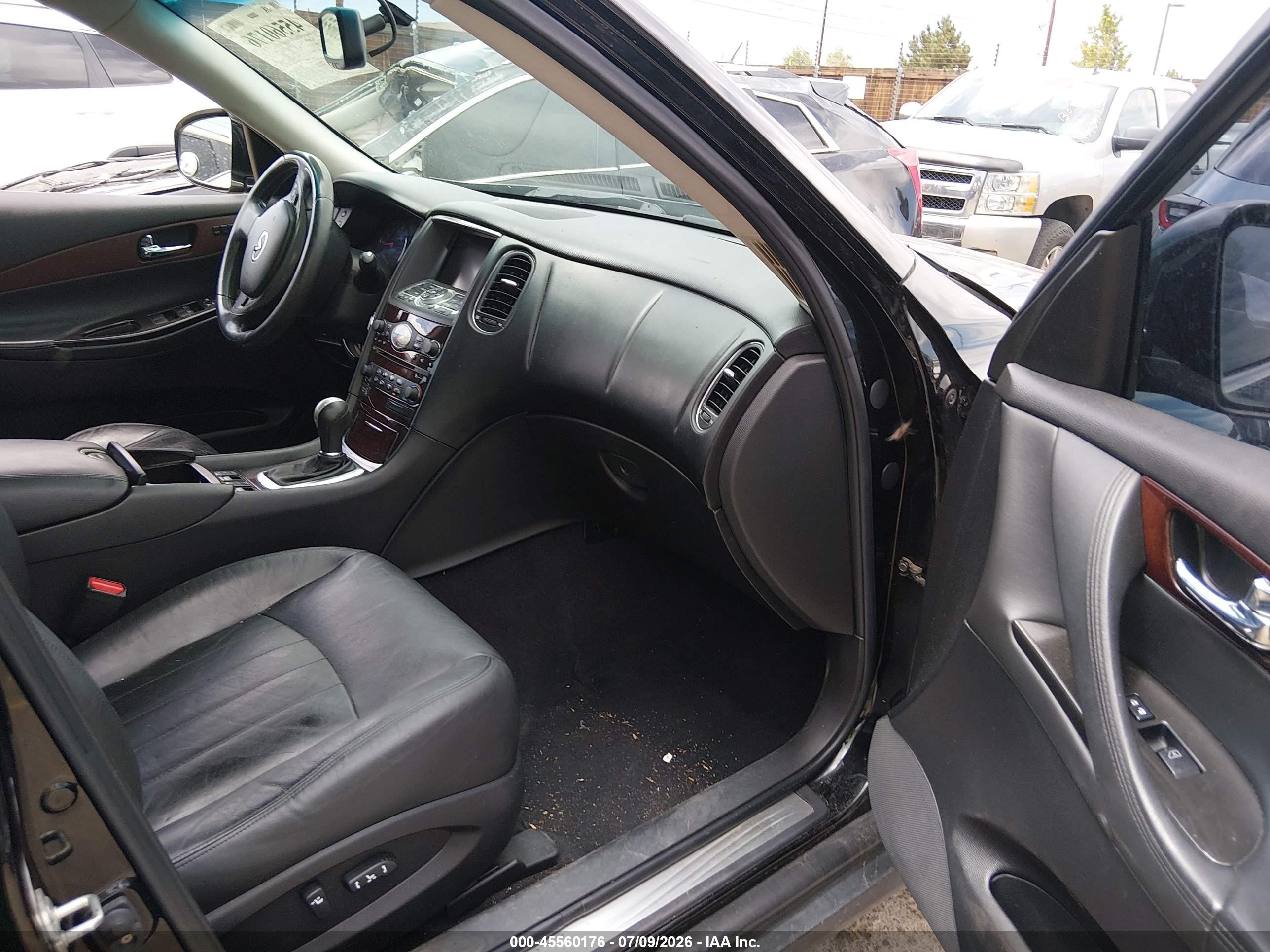 2008 Infiniti Ex35 Journey Black vin: JNKAJ09F98M361190