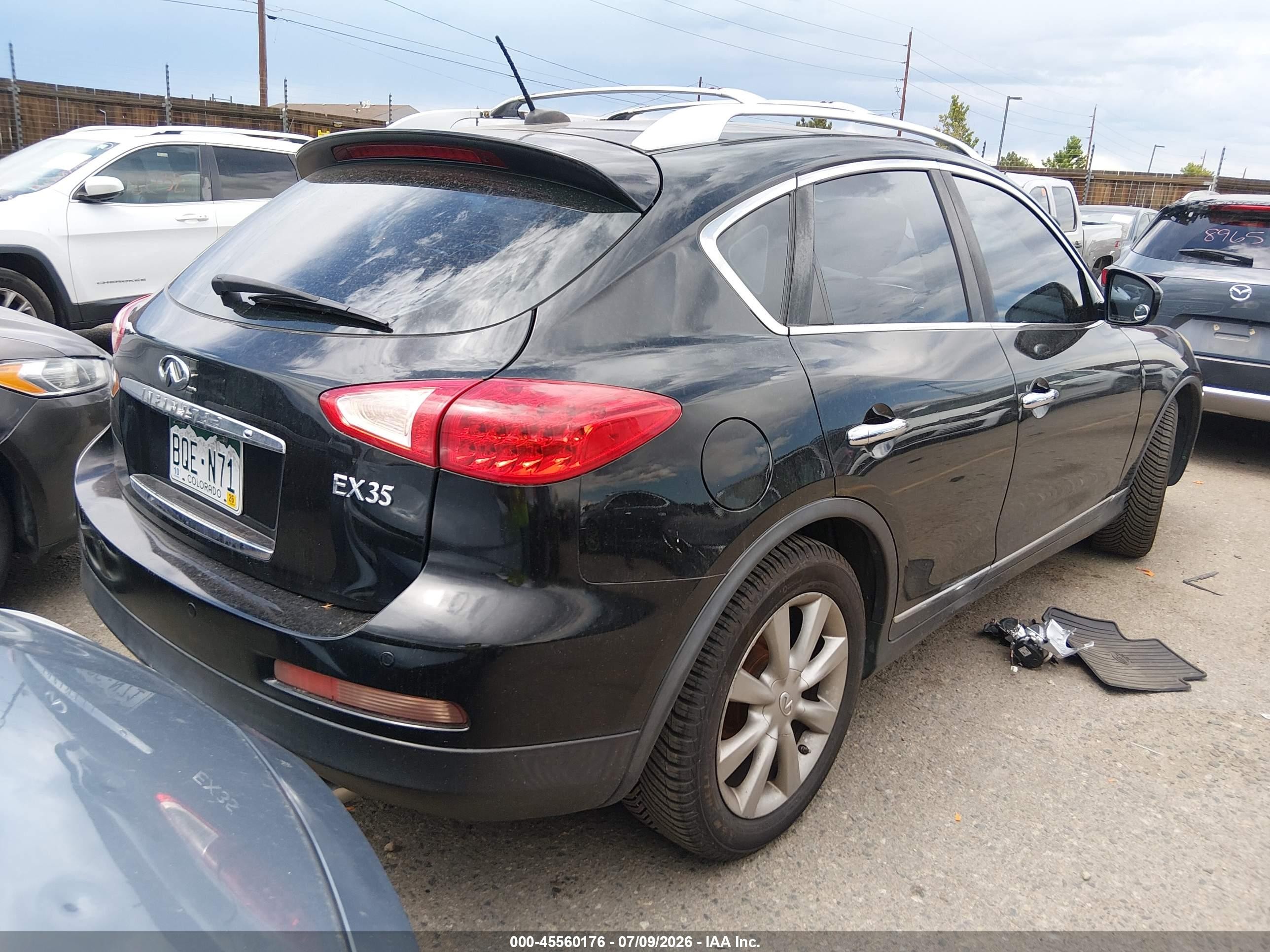 2008 Infiniti Ex35 Journey Black vin: JNKAJ09F98M361190