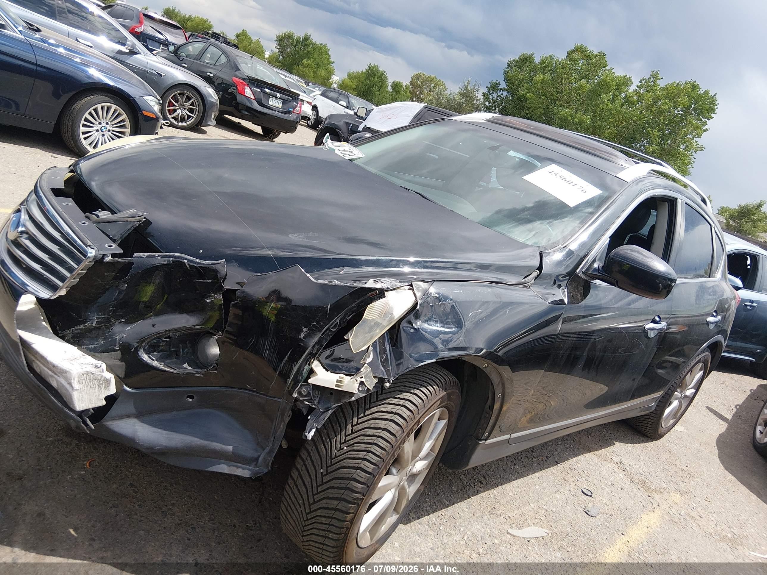 2008 Infiniti Ex35 Journey Black vin: JNKAJ09F98M361190