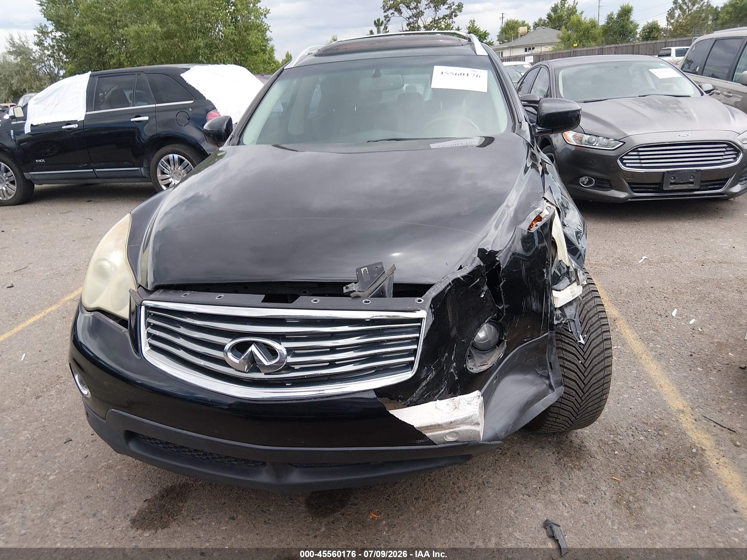 2008 Infiniti Ex35 Journey Black vin: JNKAJ09F98M361190