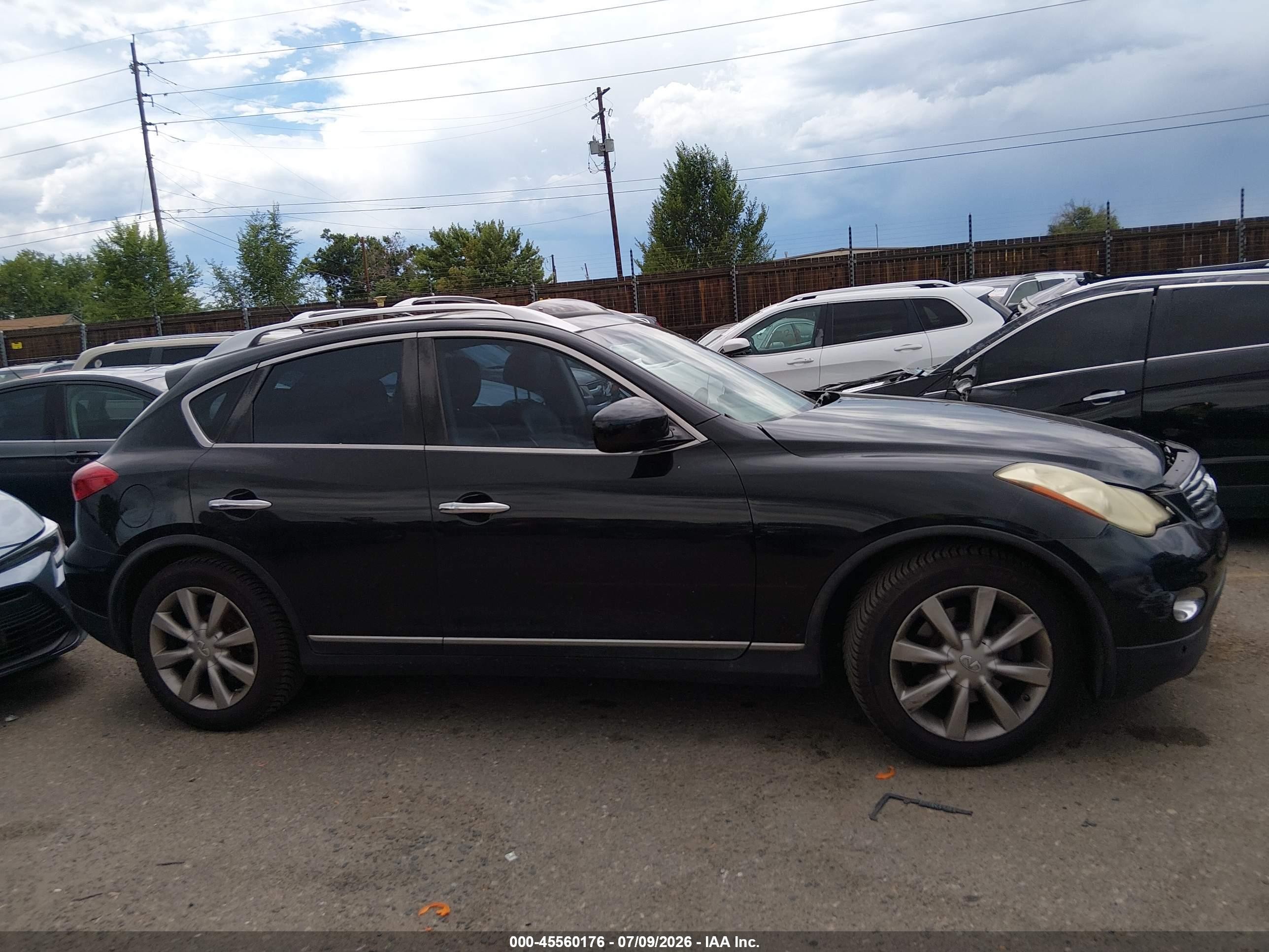 2008 Infiniti Ex35 Journey Black vin: JNKAJ09F98M361190