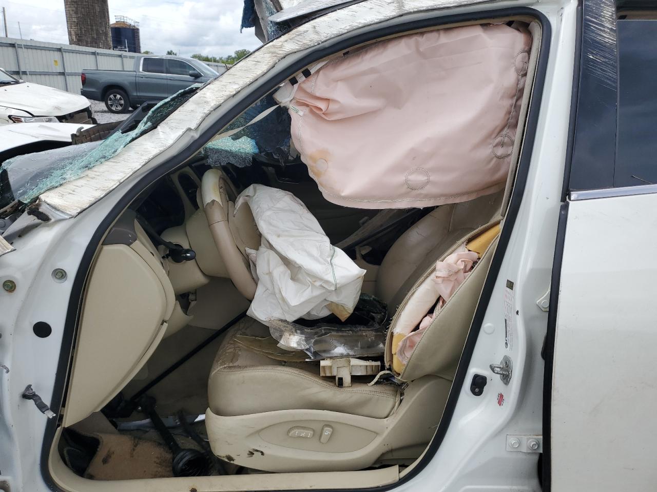 2009 Infiniti Ex35 Base White vin: JNKAJ09F99M951696