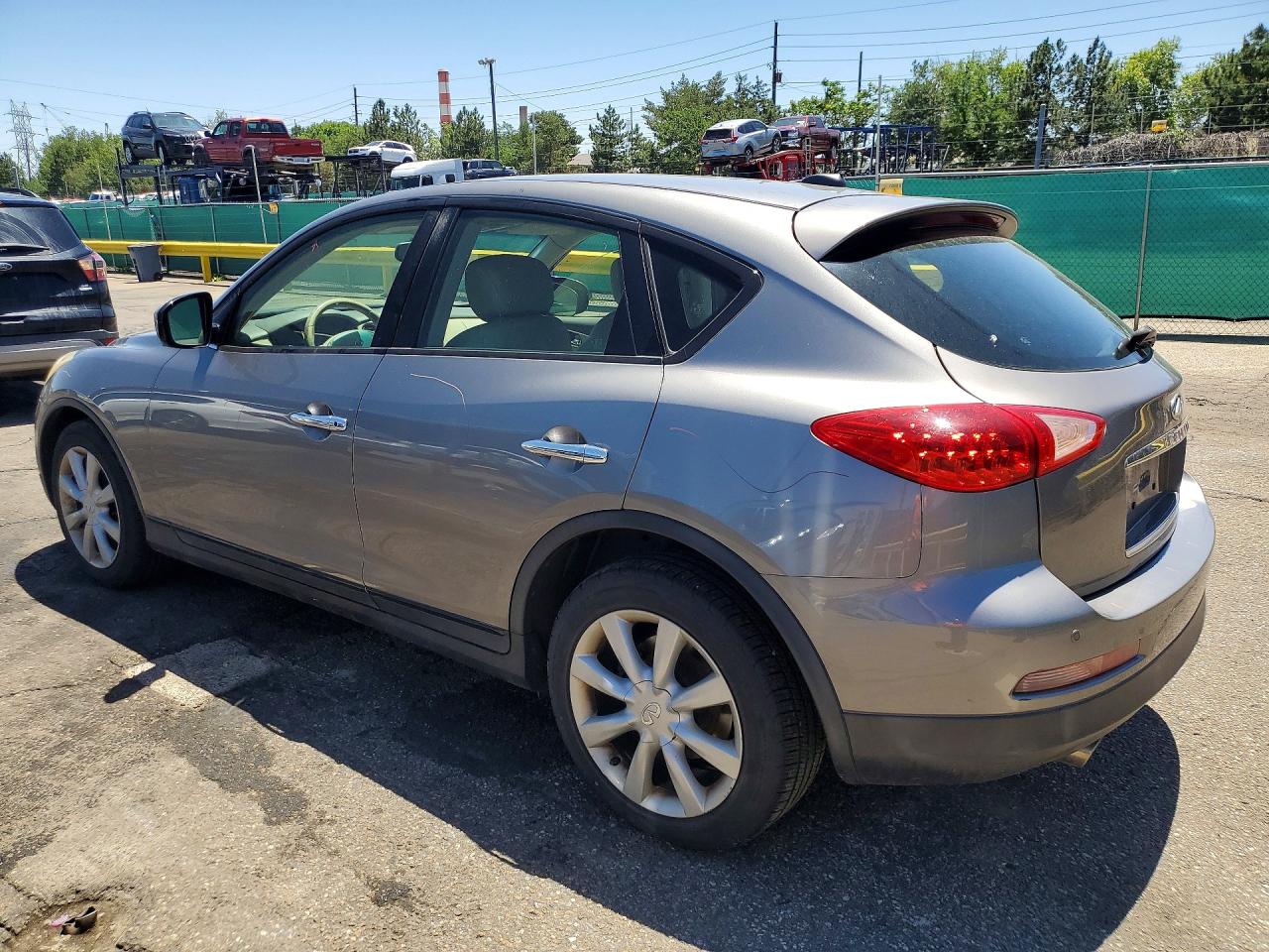 2008 Infiniti Ex35 Base Gray vin: JNKAJ09FX8M350103