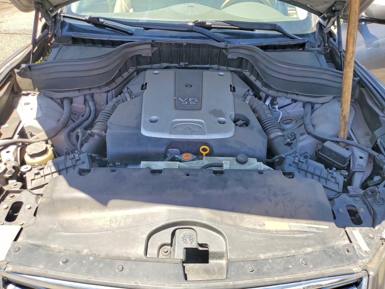 2008 Infiniti Ex35 Base Gray vin: JNKAJ09FX8M350103