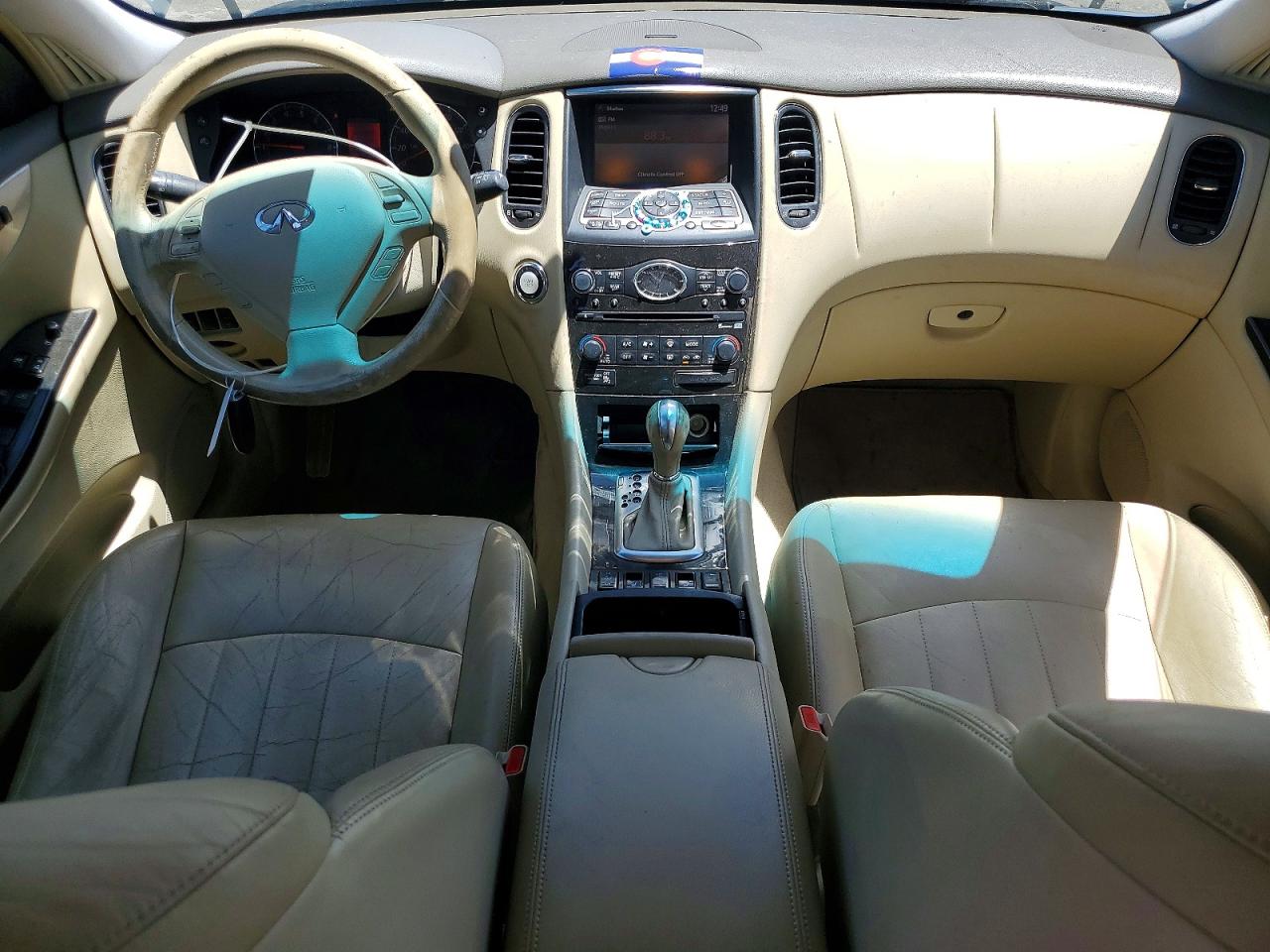 2008 Infiniti Ex35 Base Gray vin: JNKAJ09FX8M350103