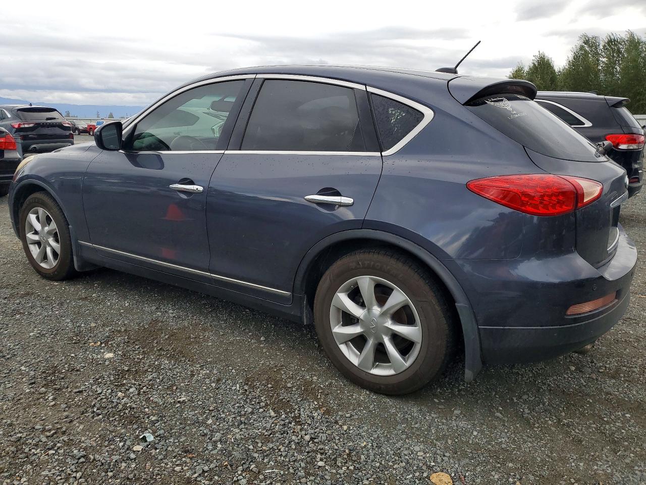 2008 Infiniti Ex35 Base Blue vin: JNKAJ09FX8M354734